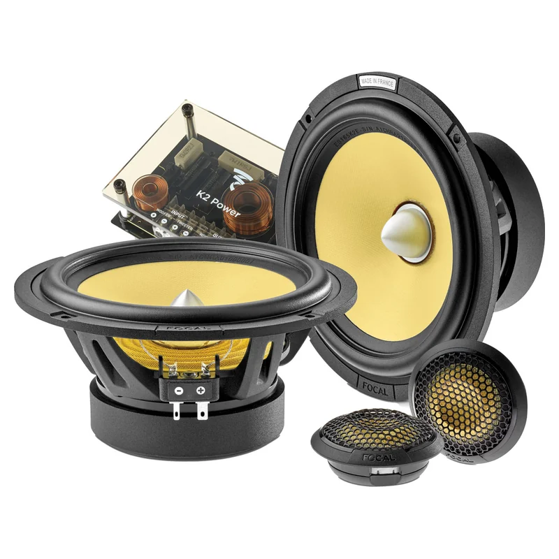 Focal Elite K2 Power ES 165 K2E 6.5-inch 2-Way Component Speakers, official product photo, sold and installed at Audio MotorSports in Carson