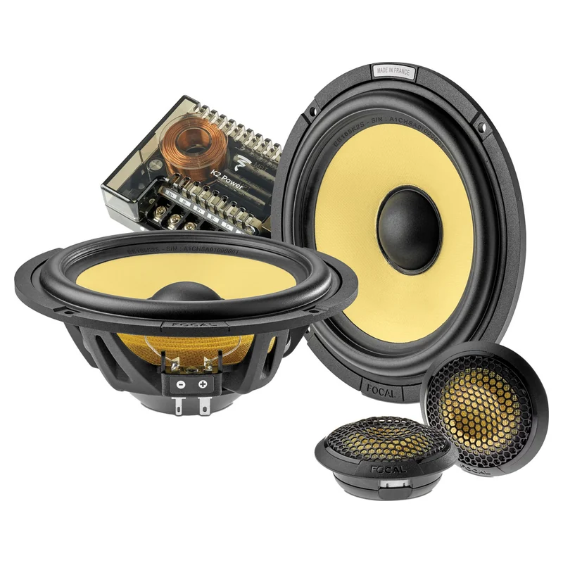 Focal Elite K2 Power ES 165 K2S 6.5-inch Slim Component Speakers, official product photo, sold and installed at Audio MotorSports in Carson