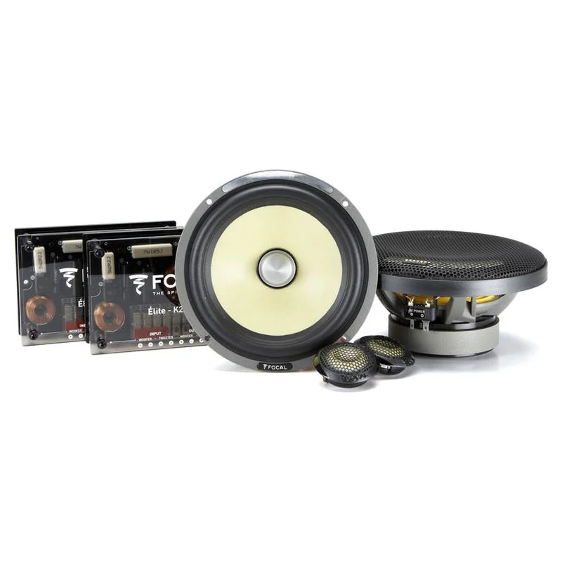 Focal Elite K2 Power ES 165 K2 6.5-inch 2-Way Component Speakers, official product photo, sold and installed at Audio MotorSports in Carson