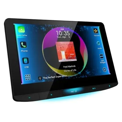 Estéreo JVC KW-Z1001W con pantalla flotante de 10.1 pulgadas