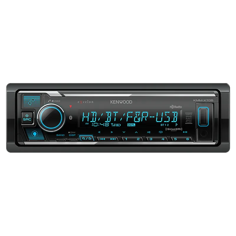 Kenwood Excelon KMM-X705 Digital Media Receiver, official product photo, sold and installed at Audio MotorSports in Carson