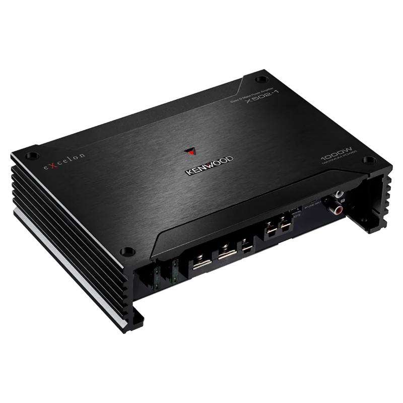 Kenwood Excelon X502-1 Mono Amplifier, official product photo, sold and installed at Audio MotorSports in Carson