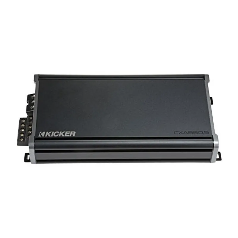 Kicker CX 46CXA660.5T 5-Channel Amplifier, official product photo, sold and installed at Audio MotorSports in Carson