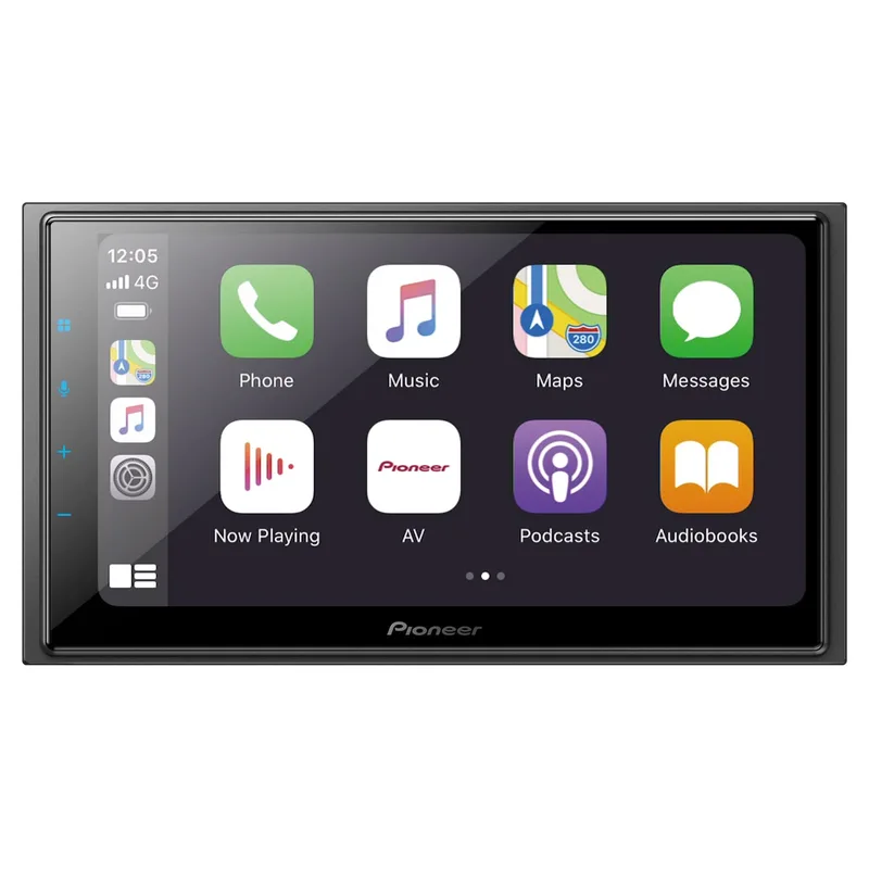 Pioneer DMH-W4600NEX 6.8-inch Wireless CarPlay Receiver, official product photo, sold and installed at Audio MotorSports in Carson