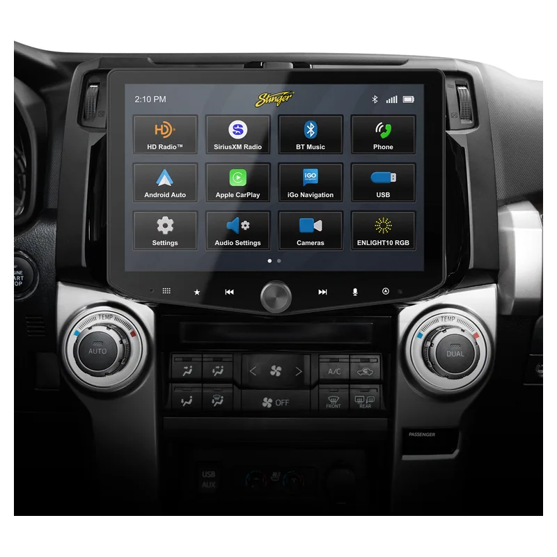 Stinger HORIZON10 RB10RUN10X 10-inch Radio Kit for 2010–2024 Toyota 4Runner, official product photo, sold and installed at Audio MotorSports in Carson