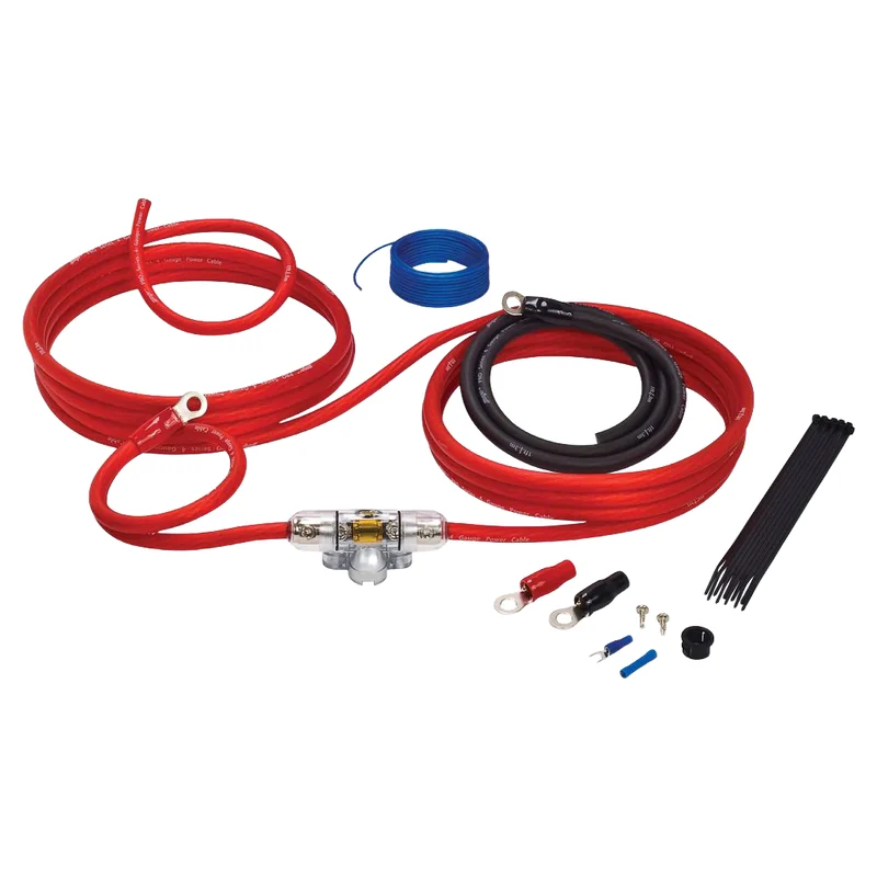 Stinger SK4641 4-Gauge Amp Wiring Kit, official product photo, sold and installed at Audio MotorSports in Carson