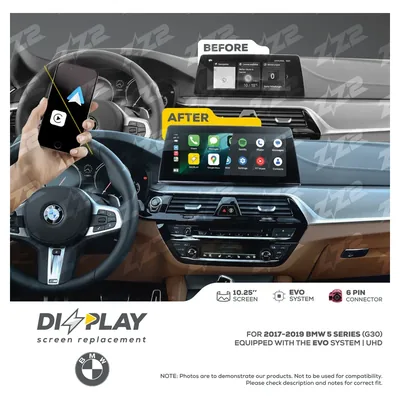 ZZ-2 DZZ-EVO-5S-G30-10-UHD 10.25-inch DIZZPLAY Screen for 2017–2019 BMW 5 Series (G30) EVO