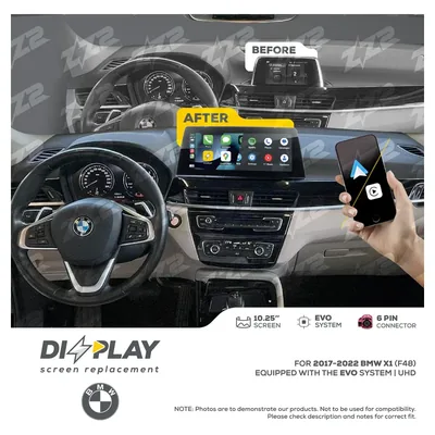 ZZ-2 DZZ-EVO-X1-F48-10-UHD 10.25-inch DIZZPLAY Screen for 2017–2022 BMW X1 (F48) EVO