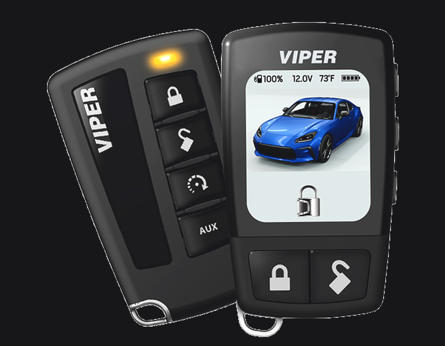 Viper 5908V remote start system with 2-way color LCD remote