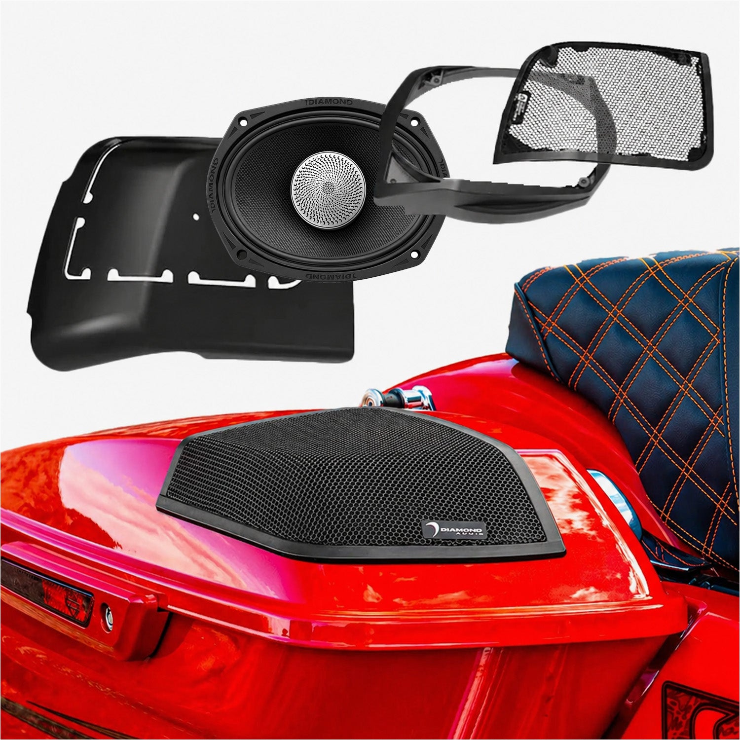 MS692NEO4LK 2014-2023 Cut In Speaker Lid Kit with MS692NEO4 (4Ω)