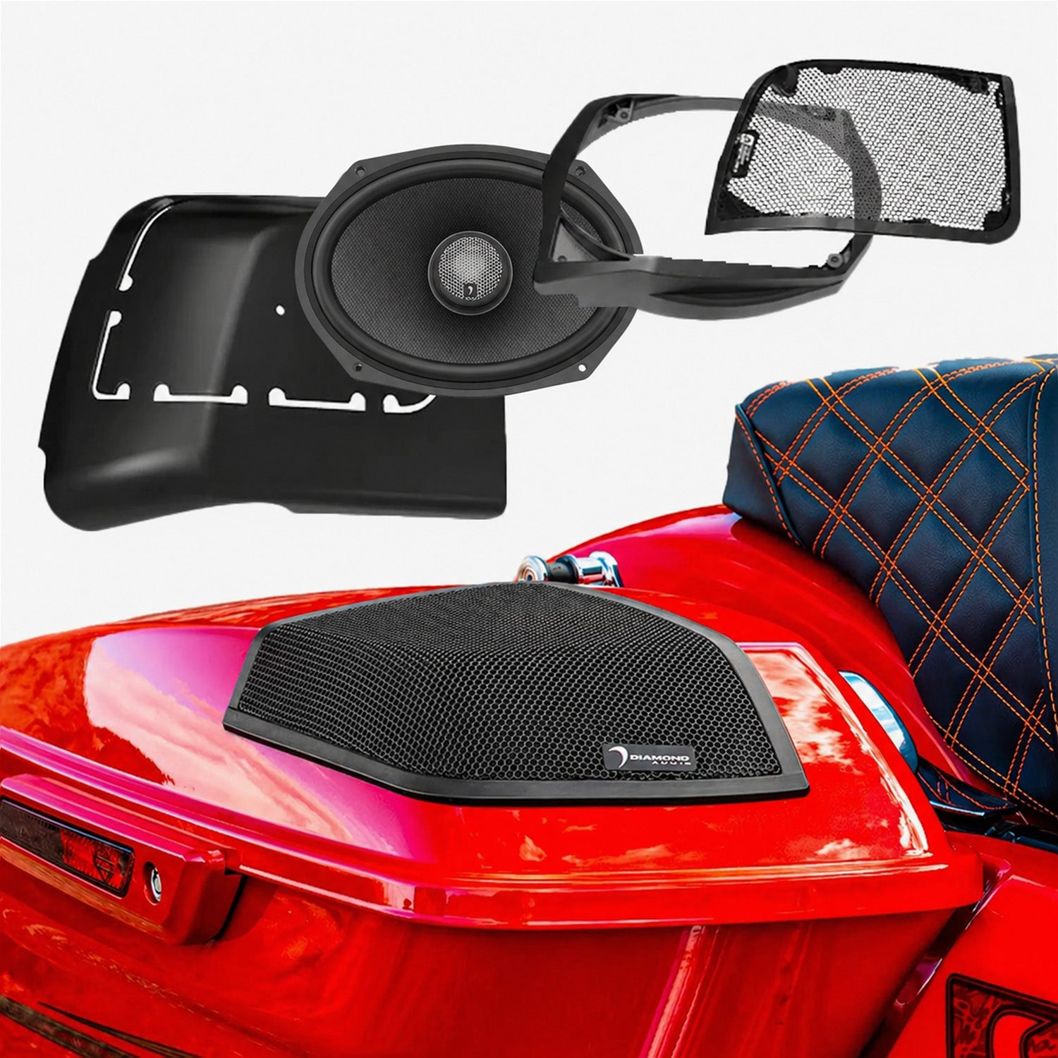 MSHXM69F4BKLK 2014-2023 Cut In SPEAKER Lid Kit with HXM69F4BK (4Ω)