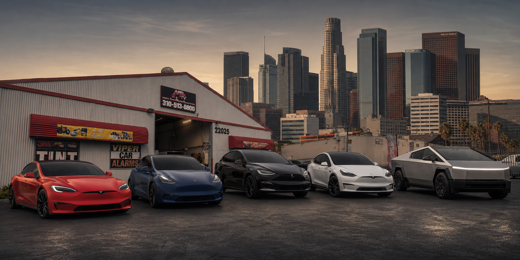 Distintivo de Tesla Tint LA