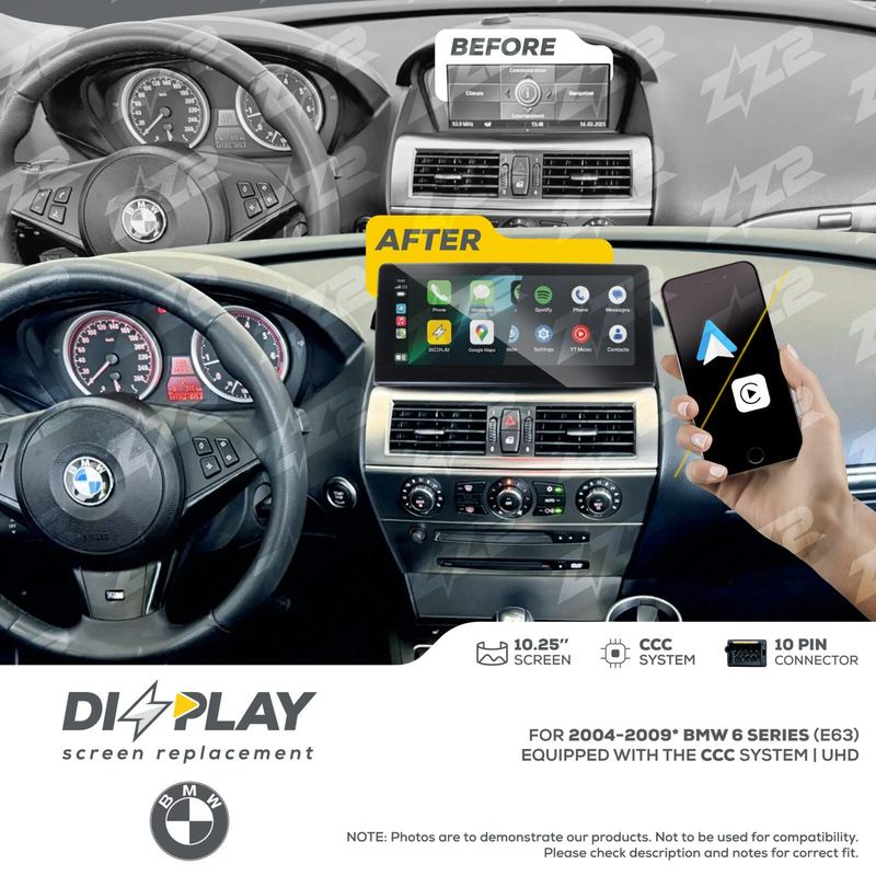 ZZ-2 DIZZPLAY BMW 6 Series E63 2004-2009 CCC
