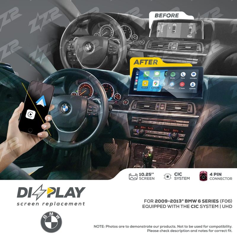 ZZ-2 DIZZPLAY BMW 6 Series F06 2009-2013 CIC