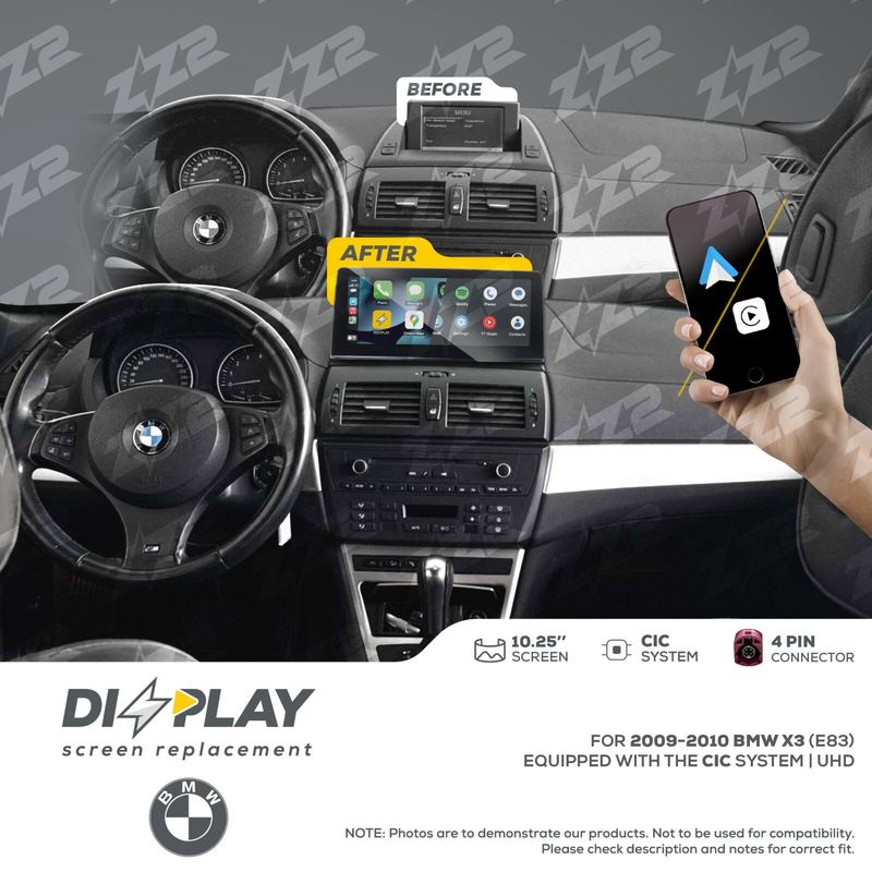 ZZ-2 DIZZPLAY BMW X3 E83 2009-2010 CIC