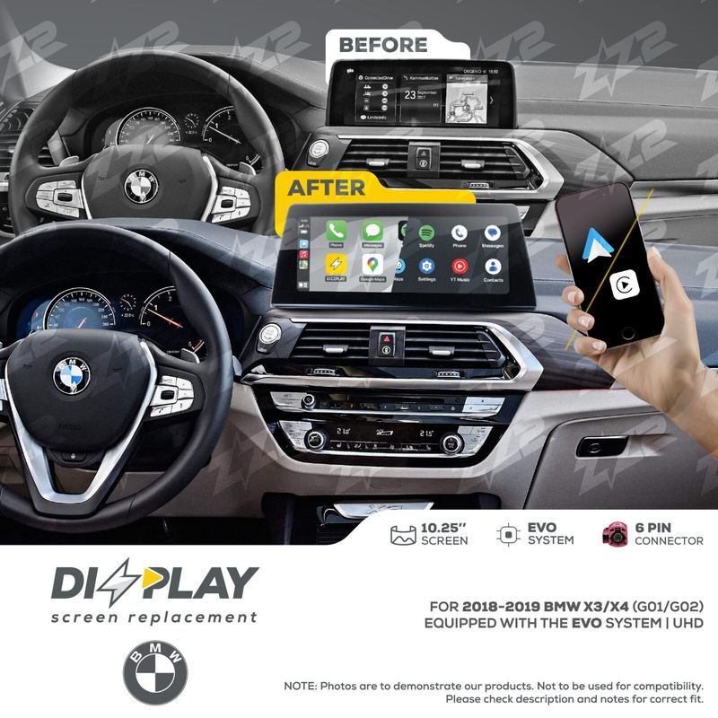 ZZ-2 DIZZPLAY BMW X3 / X4 G01 / G02 2018-2019 EVO