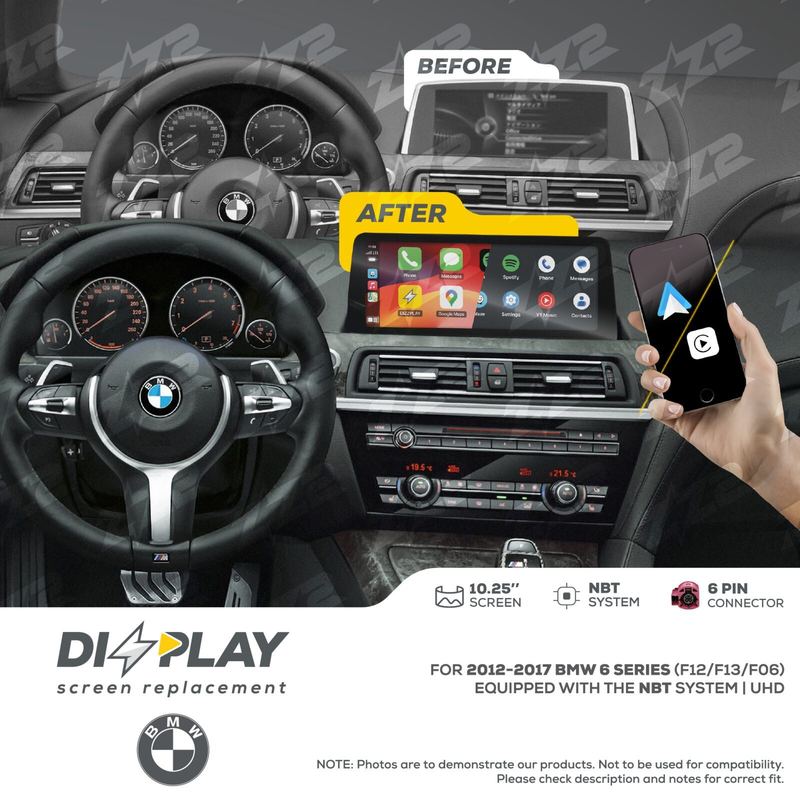 ZZ-2 DIZZPLAY BMW 6 Series F12 / F13 / F06 2012-2017 NBT