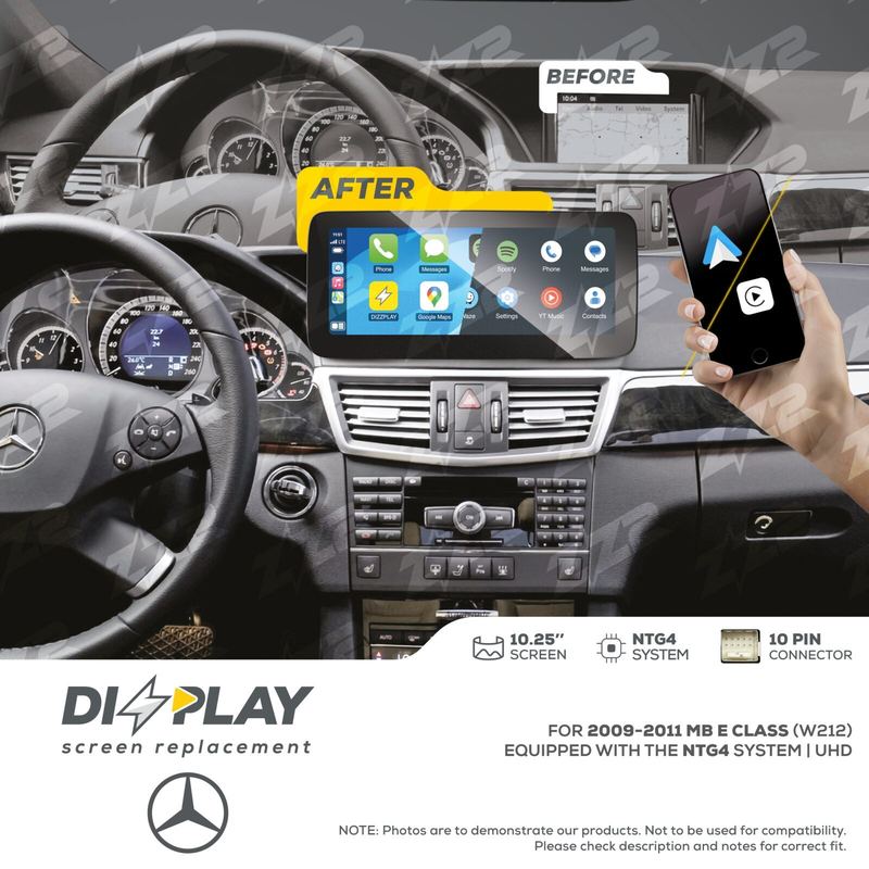 ZZ-2 DIZZPLAY Mercedes-Benz E-Class W212 2009-2011 NTG4