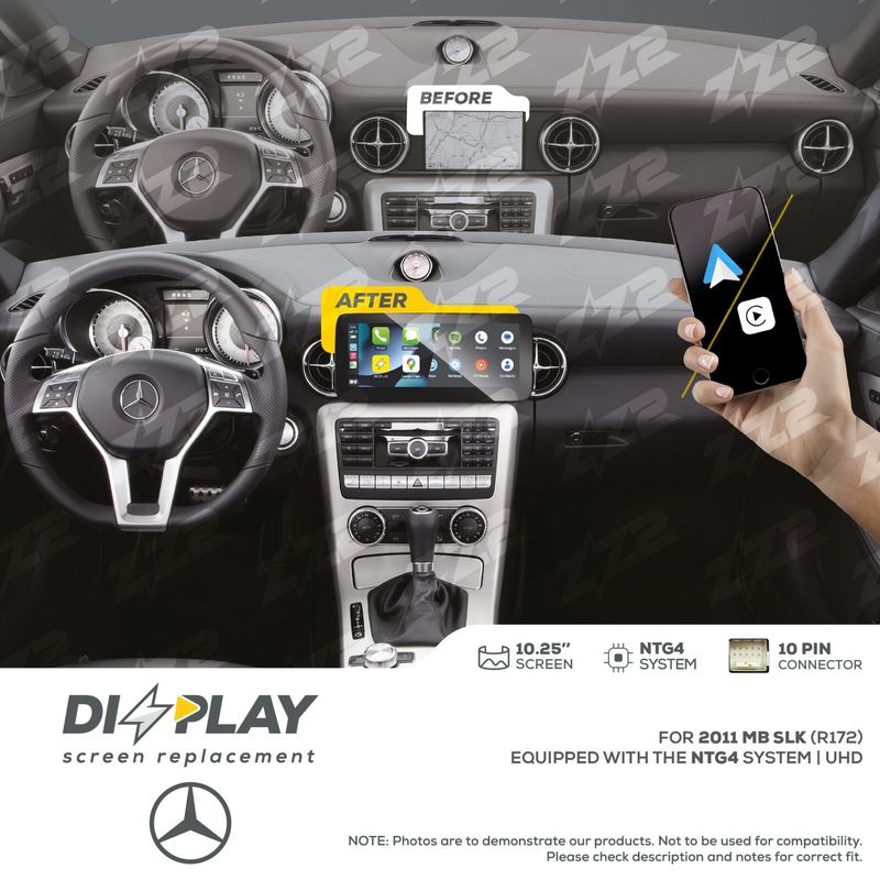 ZZ-2 DIZZPLAY Mercedes-Benz SLK R172 2011 NTG4