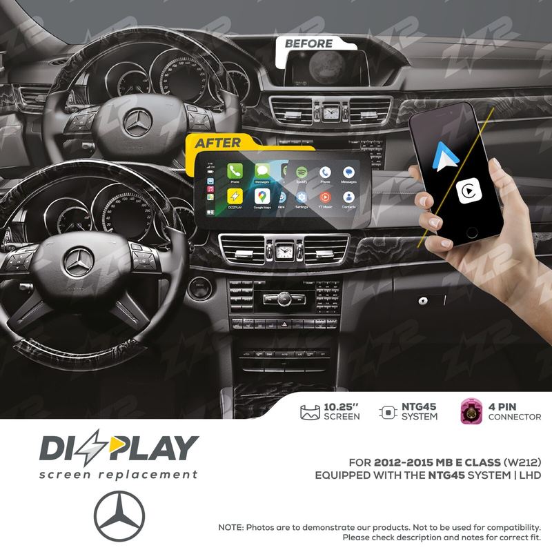 ZZ-2 DIZZPLAY Mercedes-Benz E-Class W212 2012-2015 NTG45