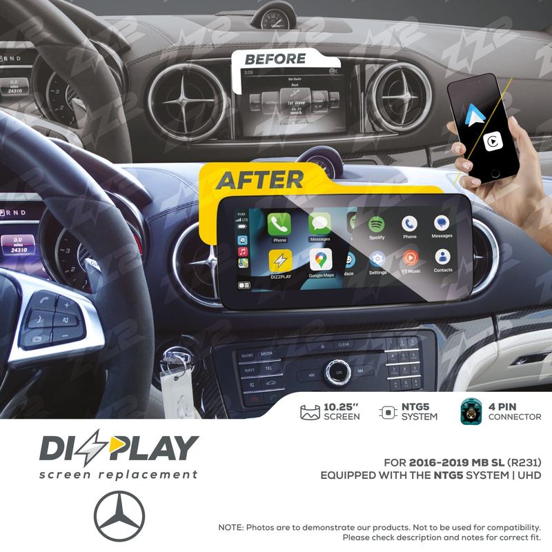 ZZ-2 DIZZPLAY Mercedes-Benz SL R231 2016-2019 NTG5