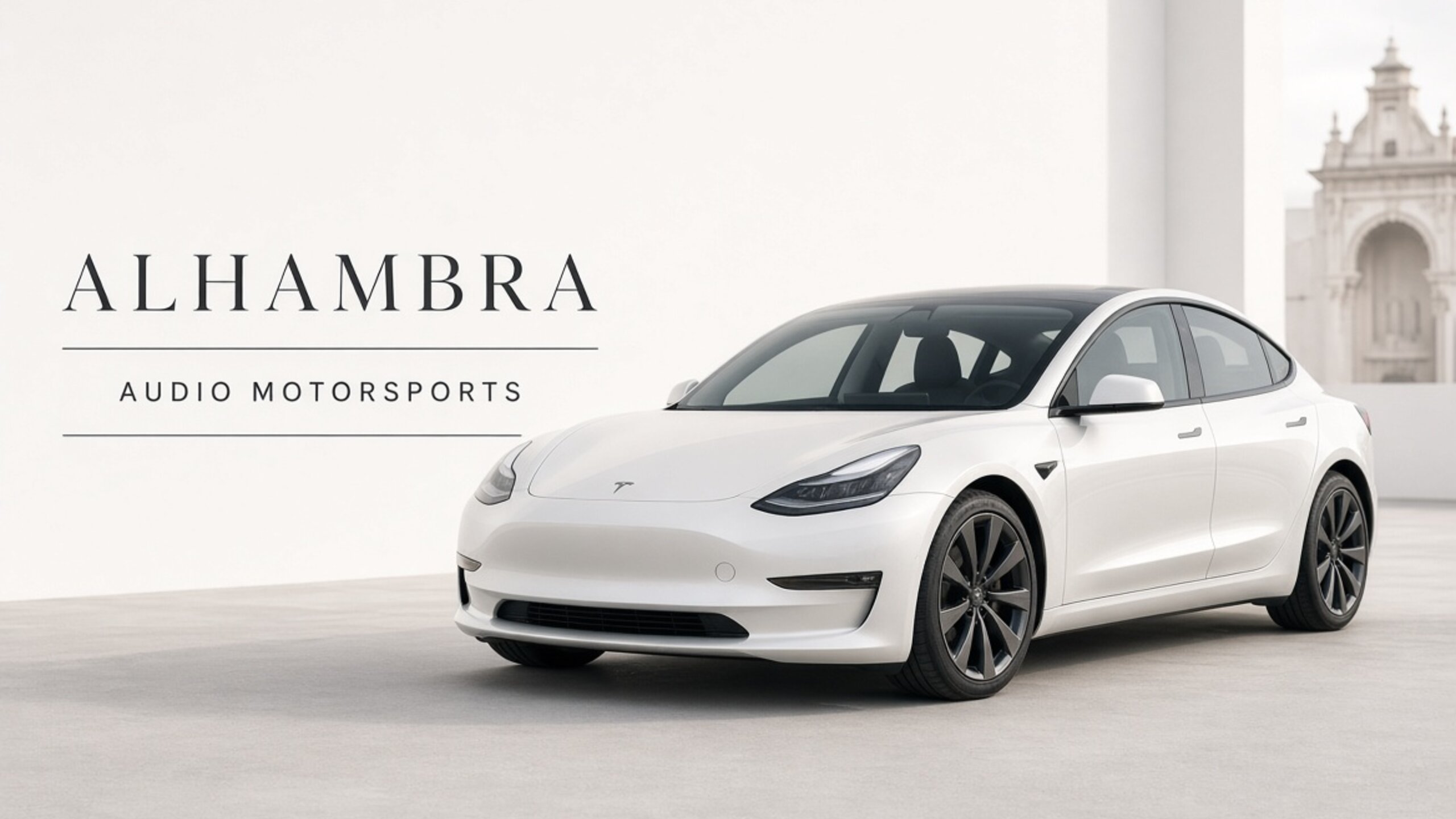 Tesla window tint for Alhambra — Tesla Tint LA at Audio MotorSports on Avalon