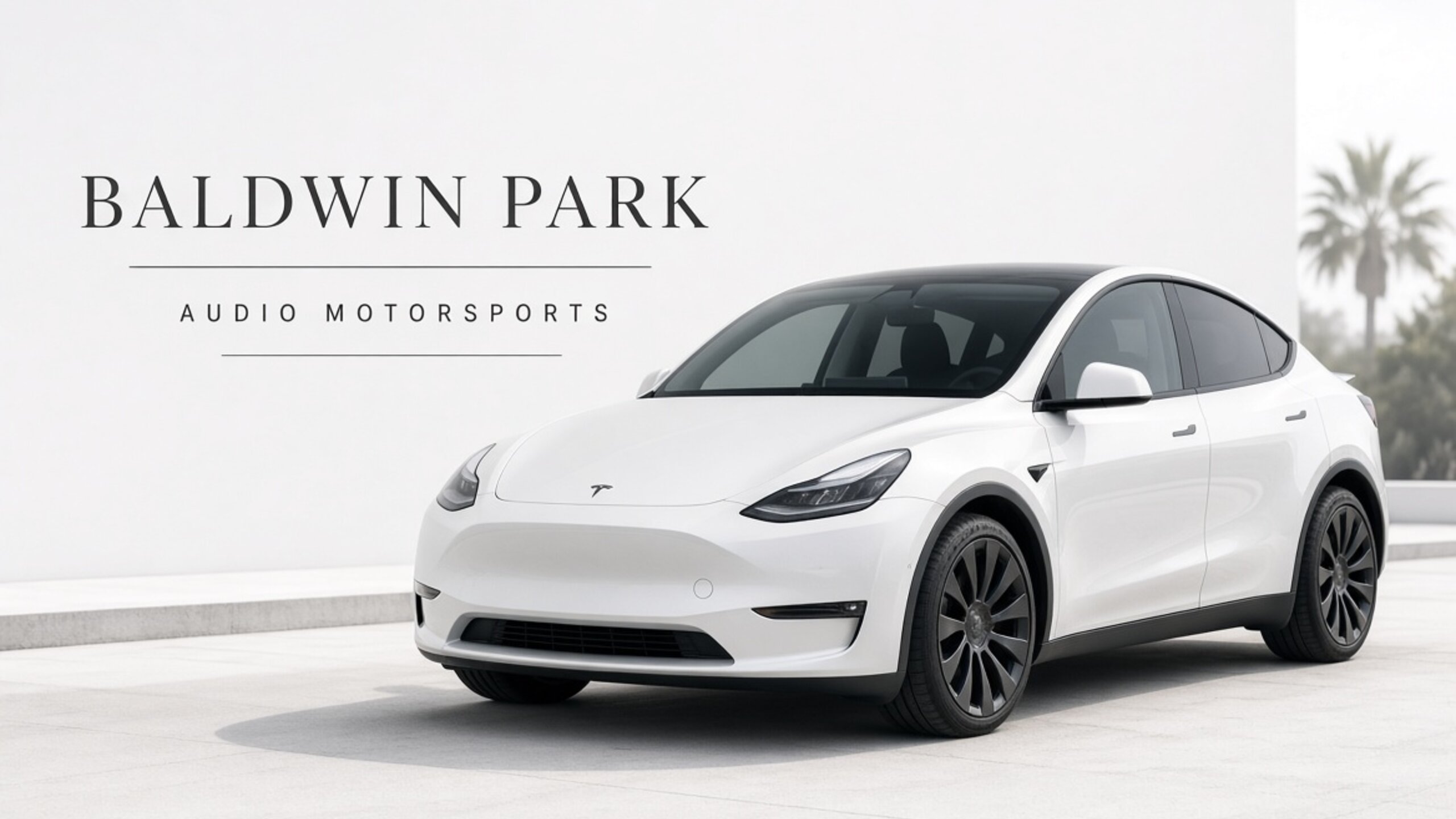 Tesla window tint for Baldwin Park — Tesla Tint LA at Audio MotorSports on Avalon