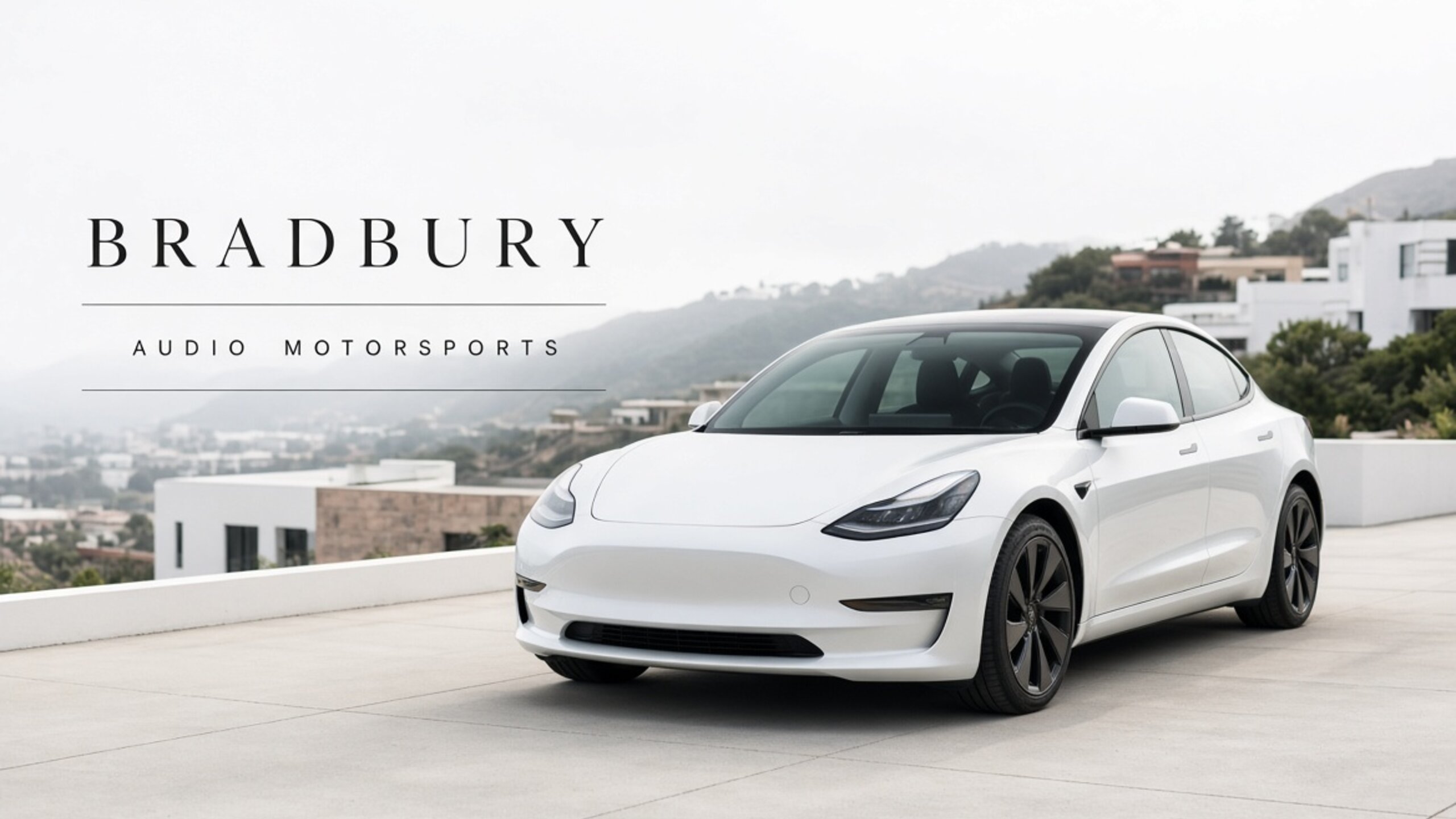 Tesla window tint for Bradbury — Tesla Tint LA at Audio MotorSports on Avalon