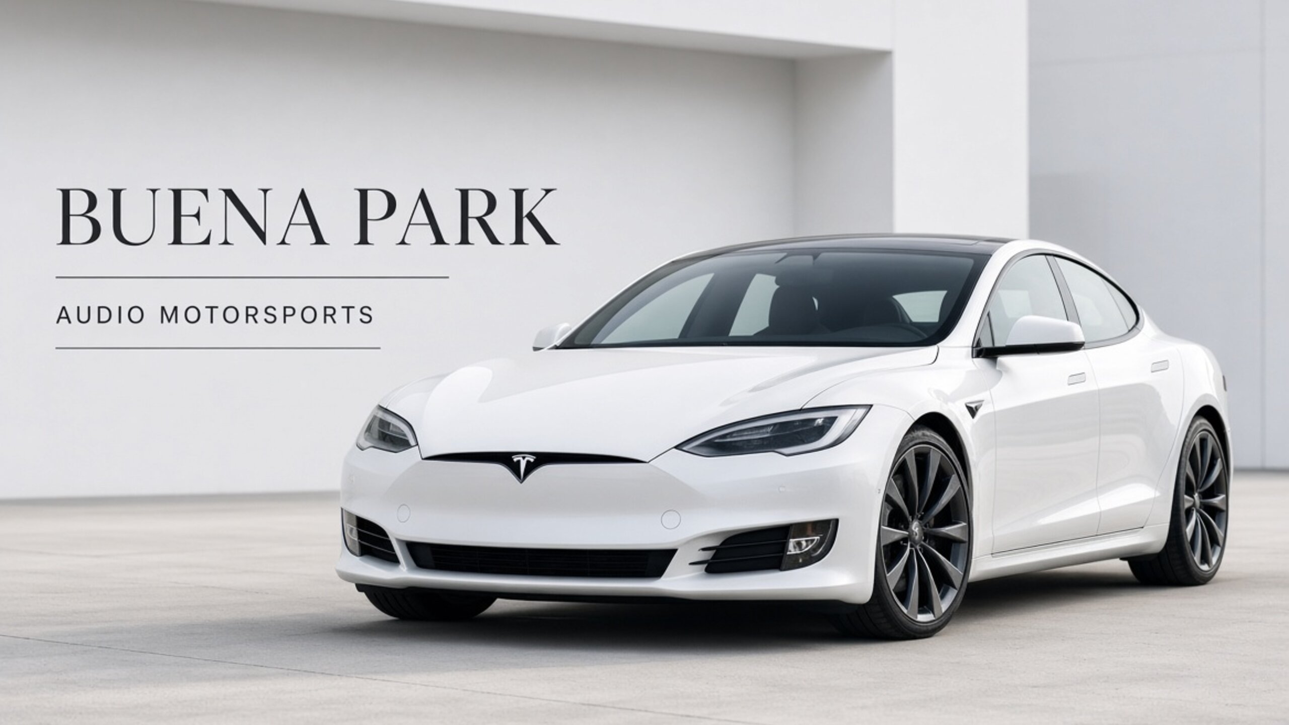 Tesla window tint for Buena Park — Tesla Tint LA at Audio MotorSports on Avalon