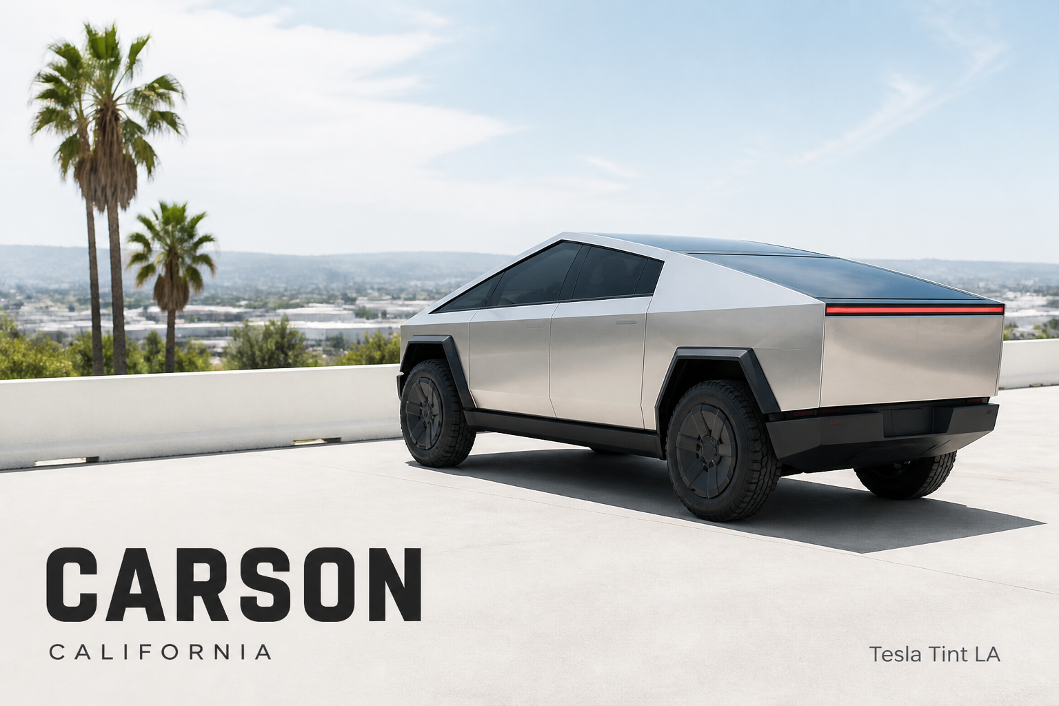 Tesla window tint for Avalon — Tesla Tint LA at Audio MotorSports on Avalon