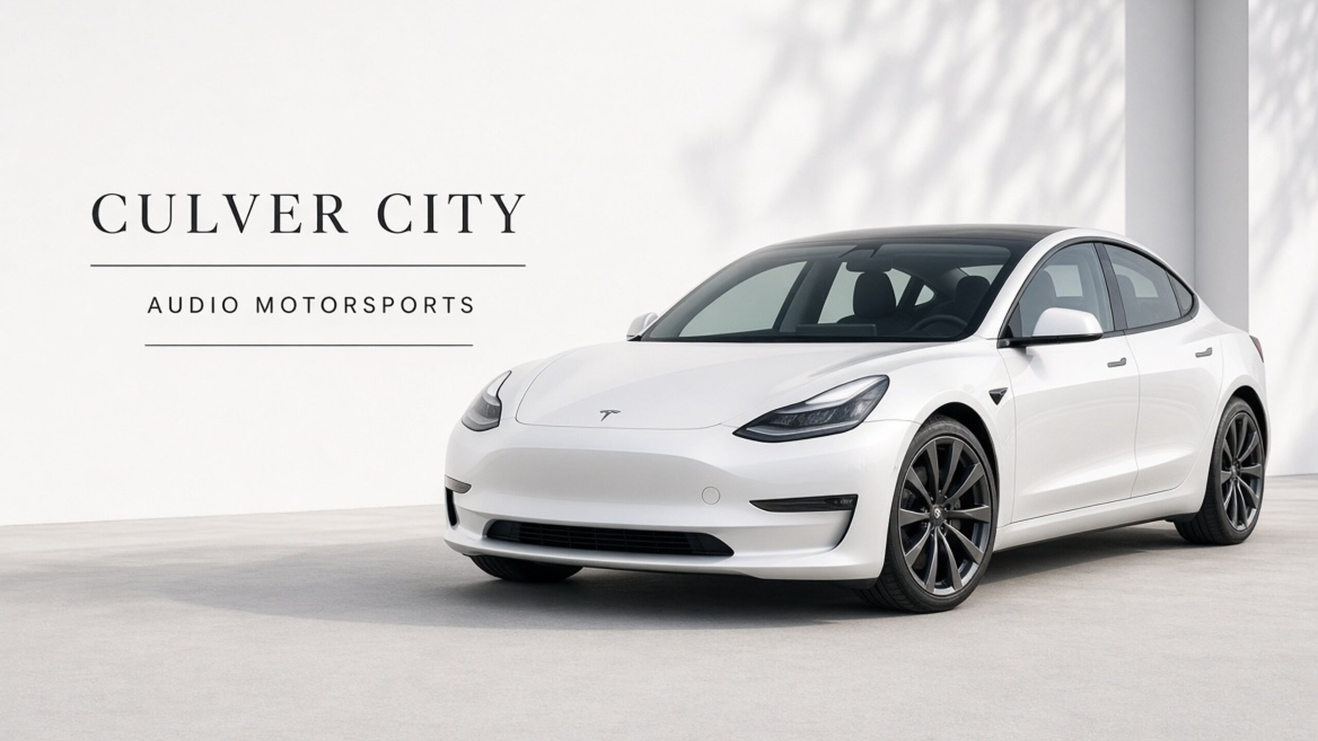 Tesla window tint for Culver City — Tesla Tint LA at Audio MotorSports on Avalon