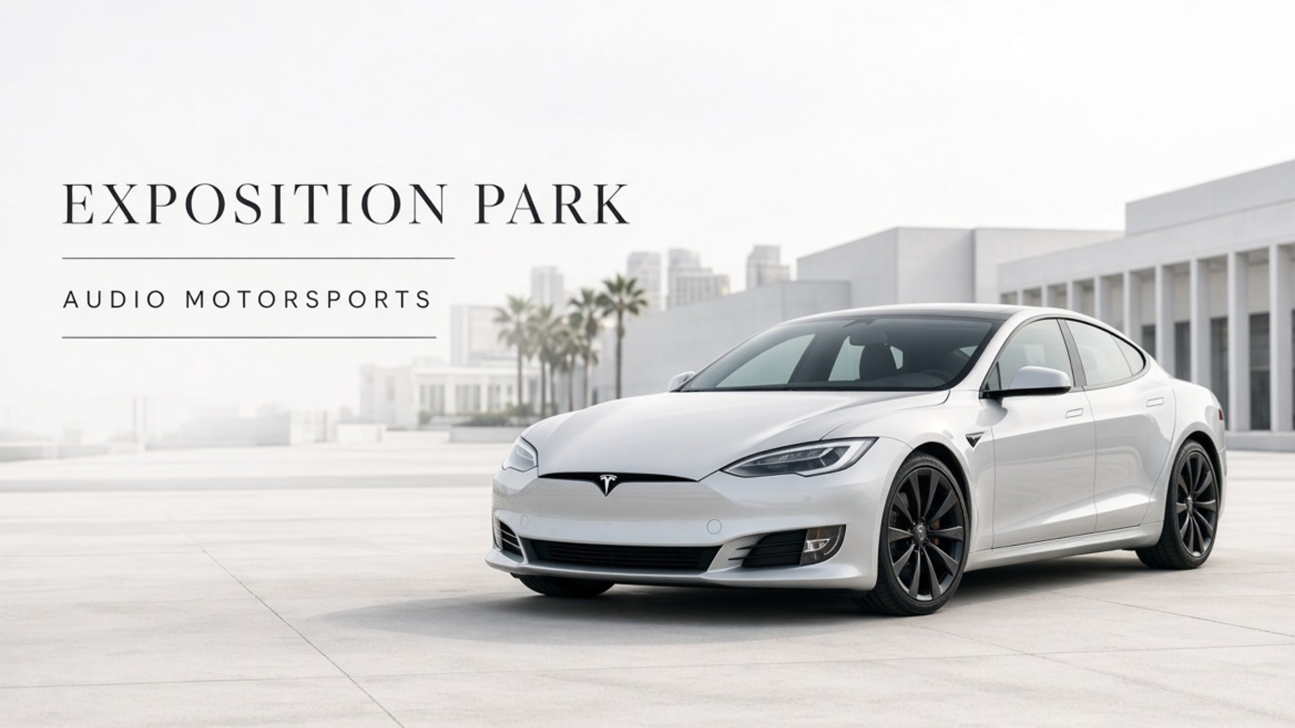 Tesla window tint for Exposition Park — Tesla Tint LA at Audio MotorSports on Avalon