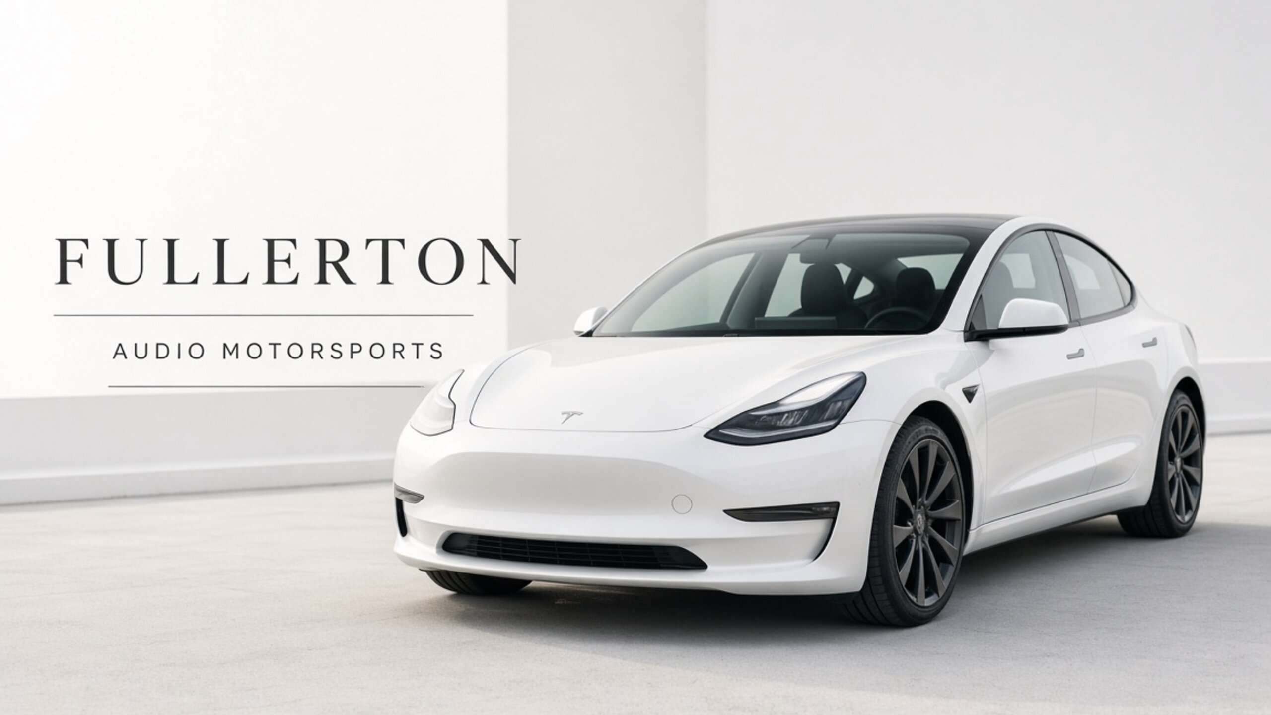 Tesla window tint for Fullerton — Tesla Tint LA at Audio MotorSports on Avalon