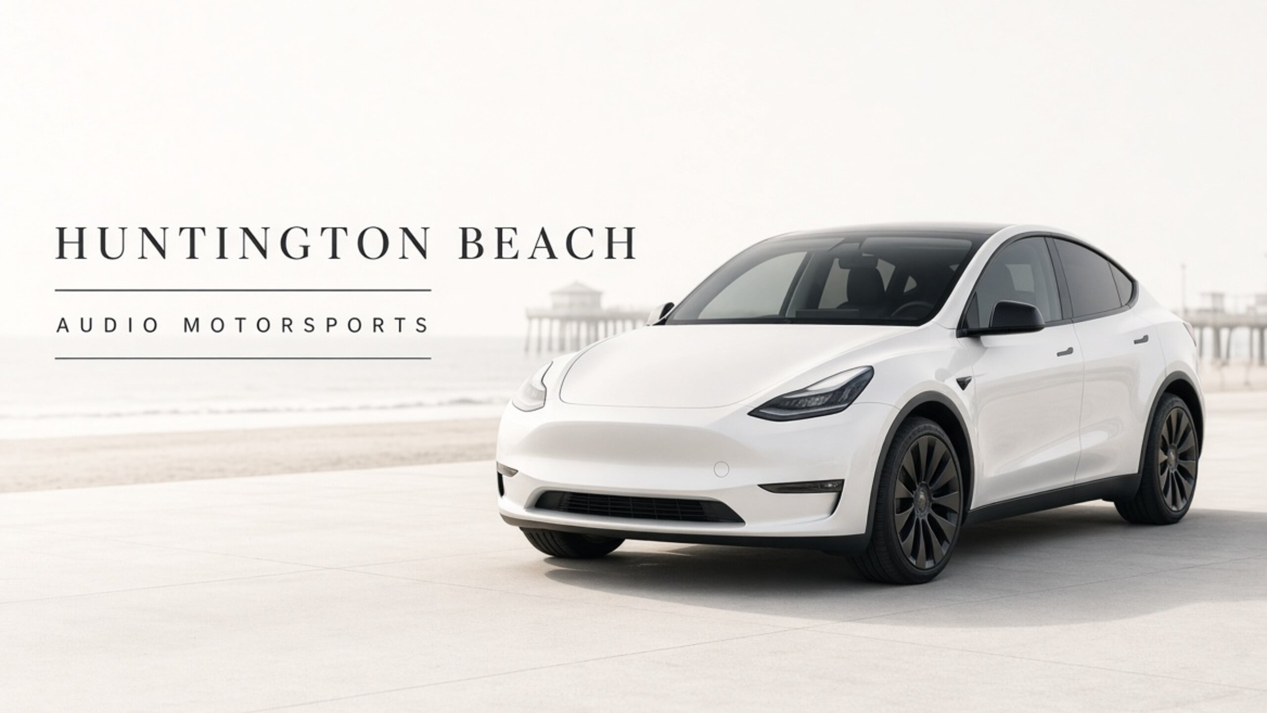 Tesla window tint for Huntington Beach — Tesla Tint LA at Audio MotorSports on Avalon
