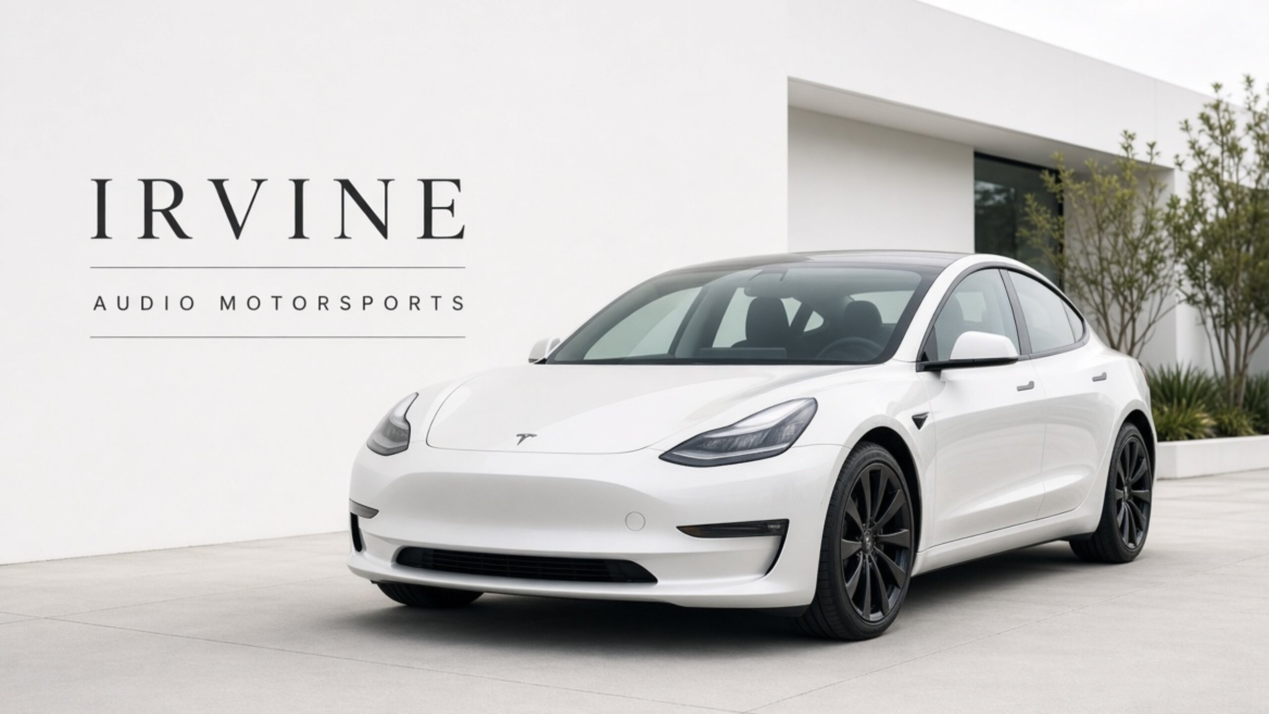 Tesla window tint for Irvine — Tesla Tint LA at Audio MotorSports on Avalon