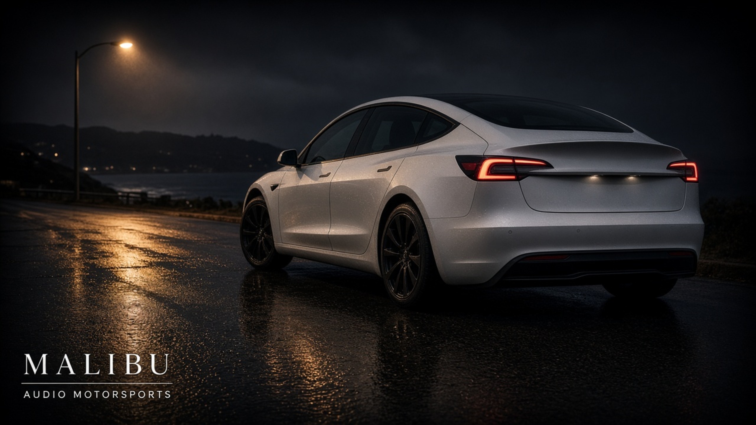 Tesla window tint for Malibu — Tesla Tint LA at Audio MotorSports on Avalon