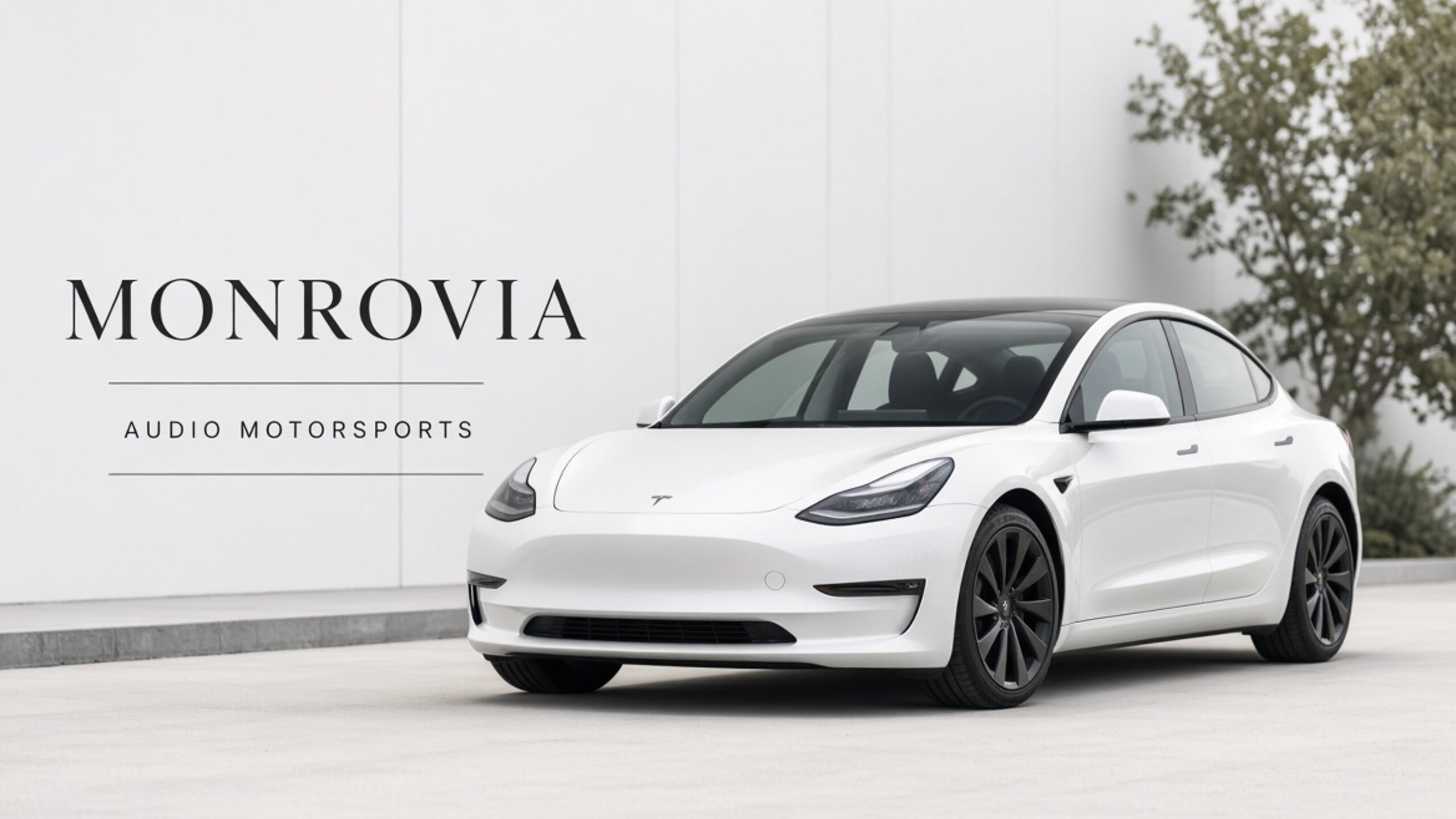 Tesla window tint for Monrovia — Tesla Tint LA at Audio MotorSports on Avalon