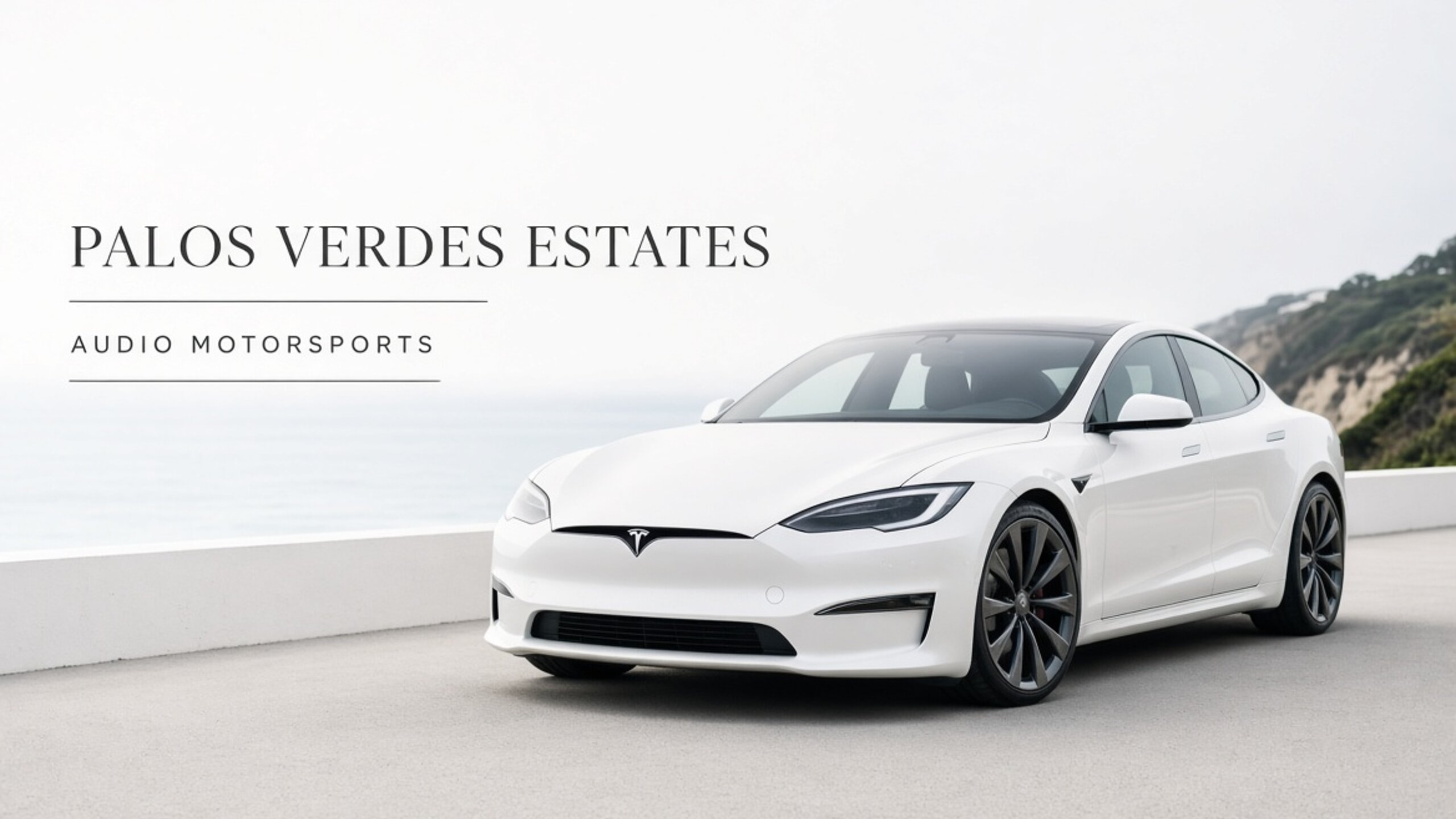 Tesla window tint for Palos Verdes Estates — Tesla Tint LA at Audio MotorSports on Avalon