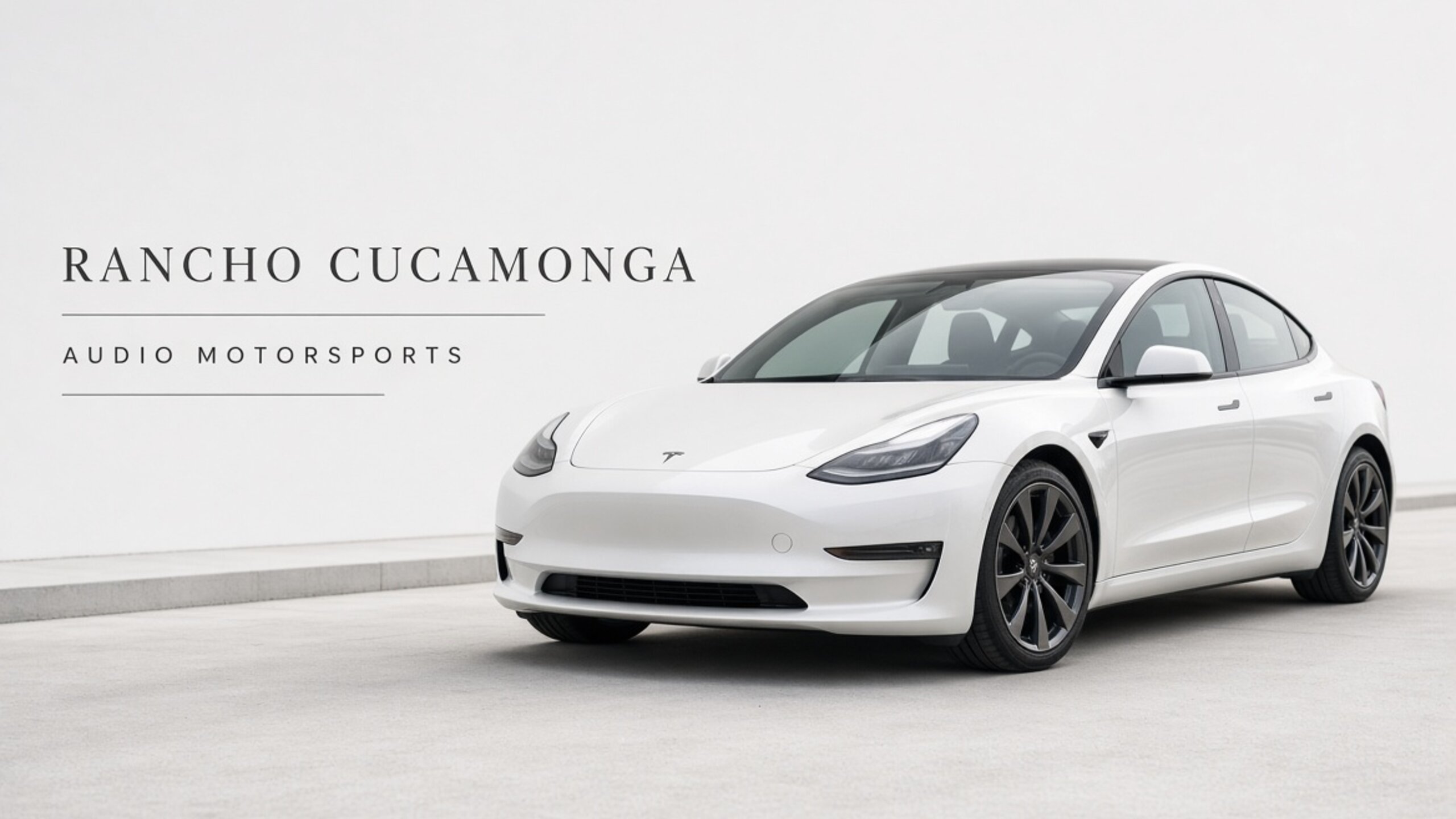 Tesla window tint for Rancho Cucamonga — Tesla Tint LA at Audio MotorSports on Avalon