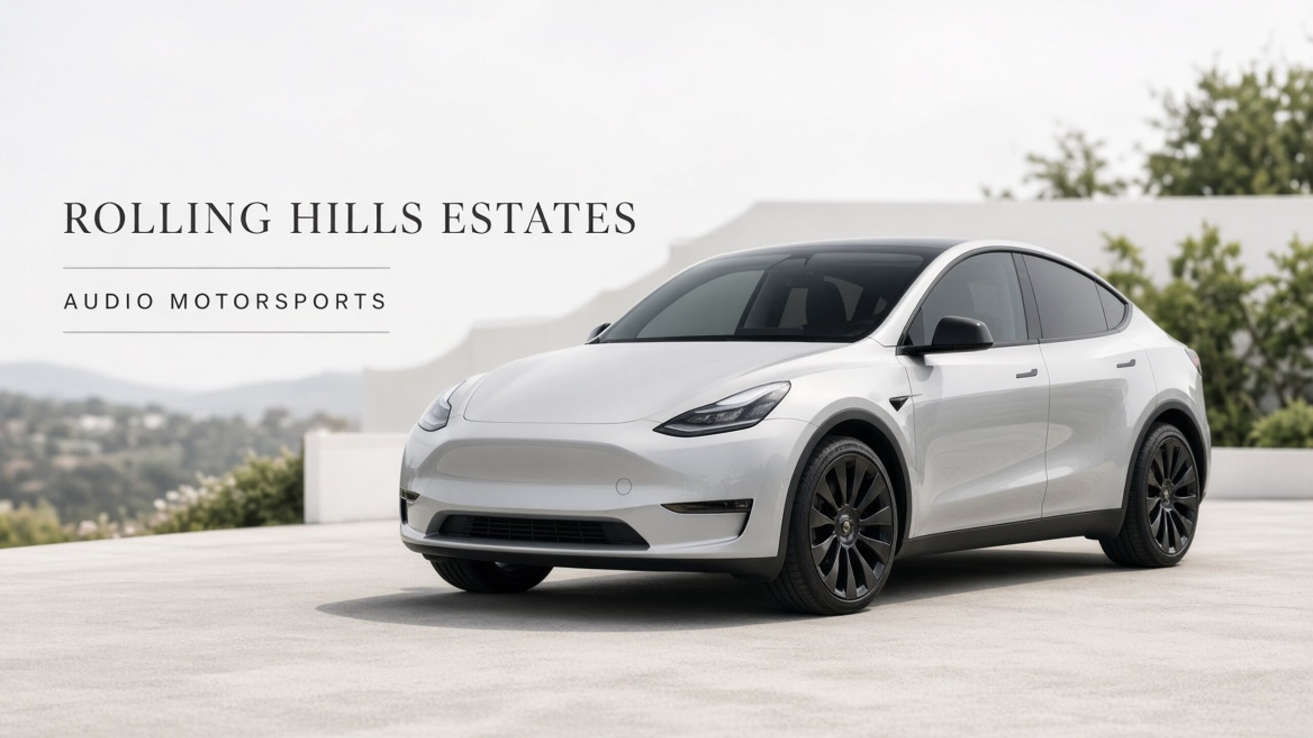 Tesla window tint for Rolling Hills Estates — Tesla Tint LA at Audio MotorSports on Avalon
