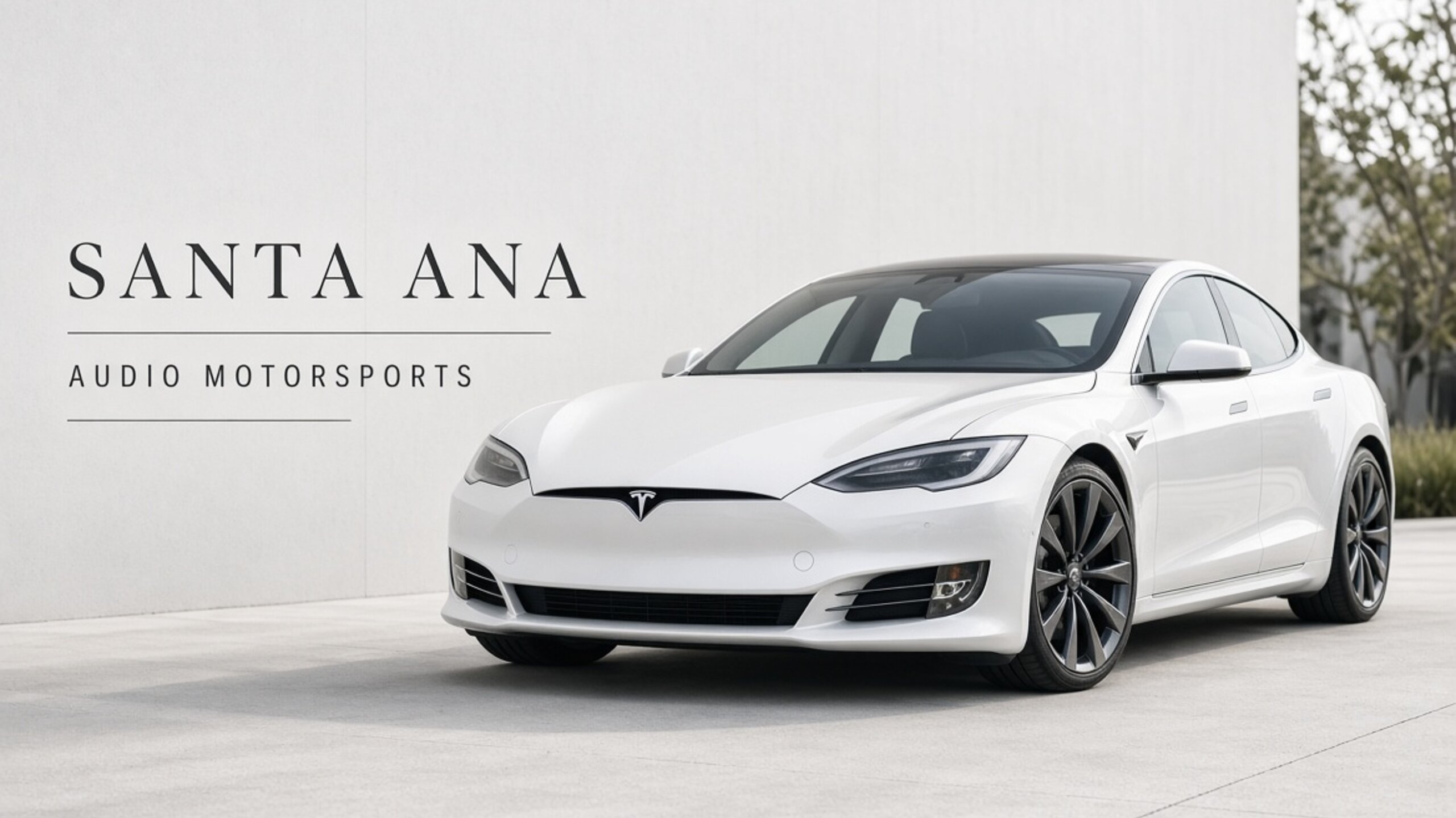 Tesla window tint for Santa Ana — Tesla Tint LA at Audio MotorSports on Avalon