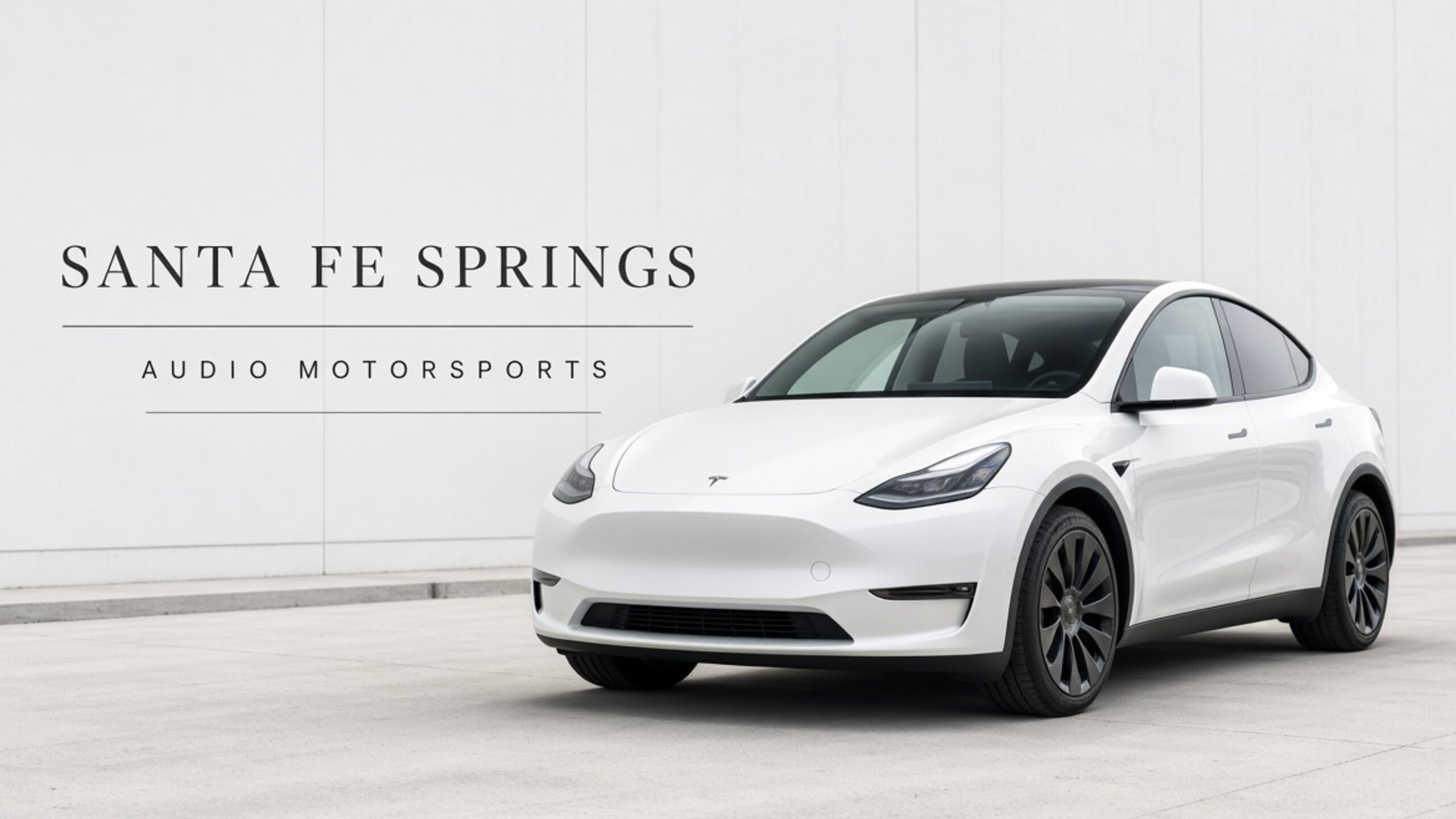Tesla window tint for Santa Fe Springs — Tesla Tint LA at Audio MotorSports on Avalon