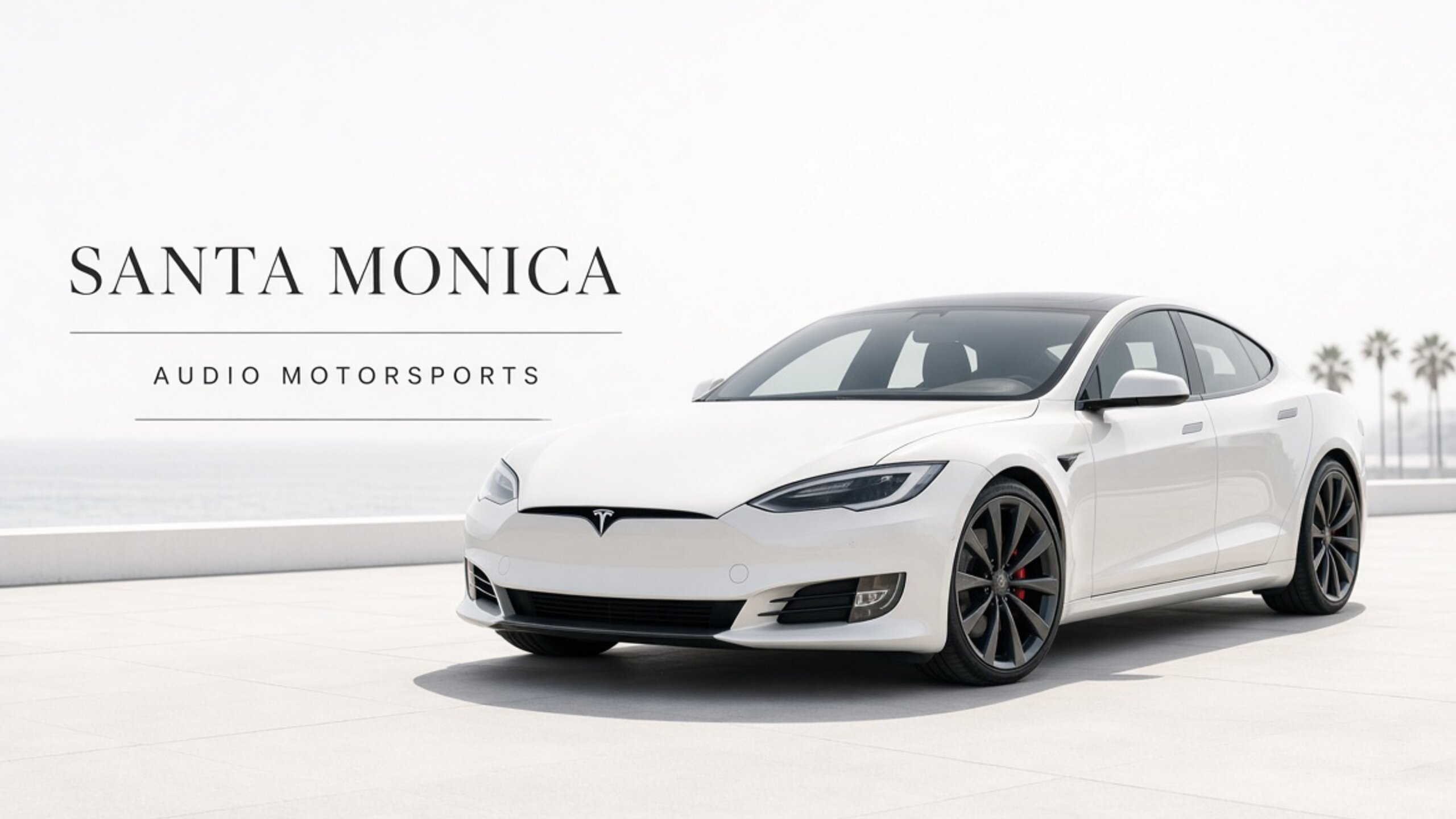 Tesla window tint for Santa Monica — Tesla Tint LA at Audio MotorSports on Avalon