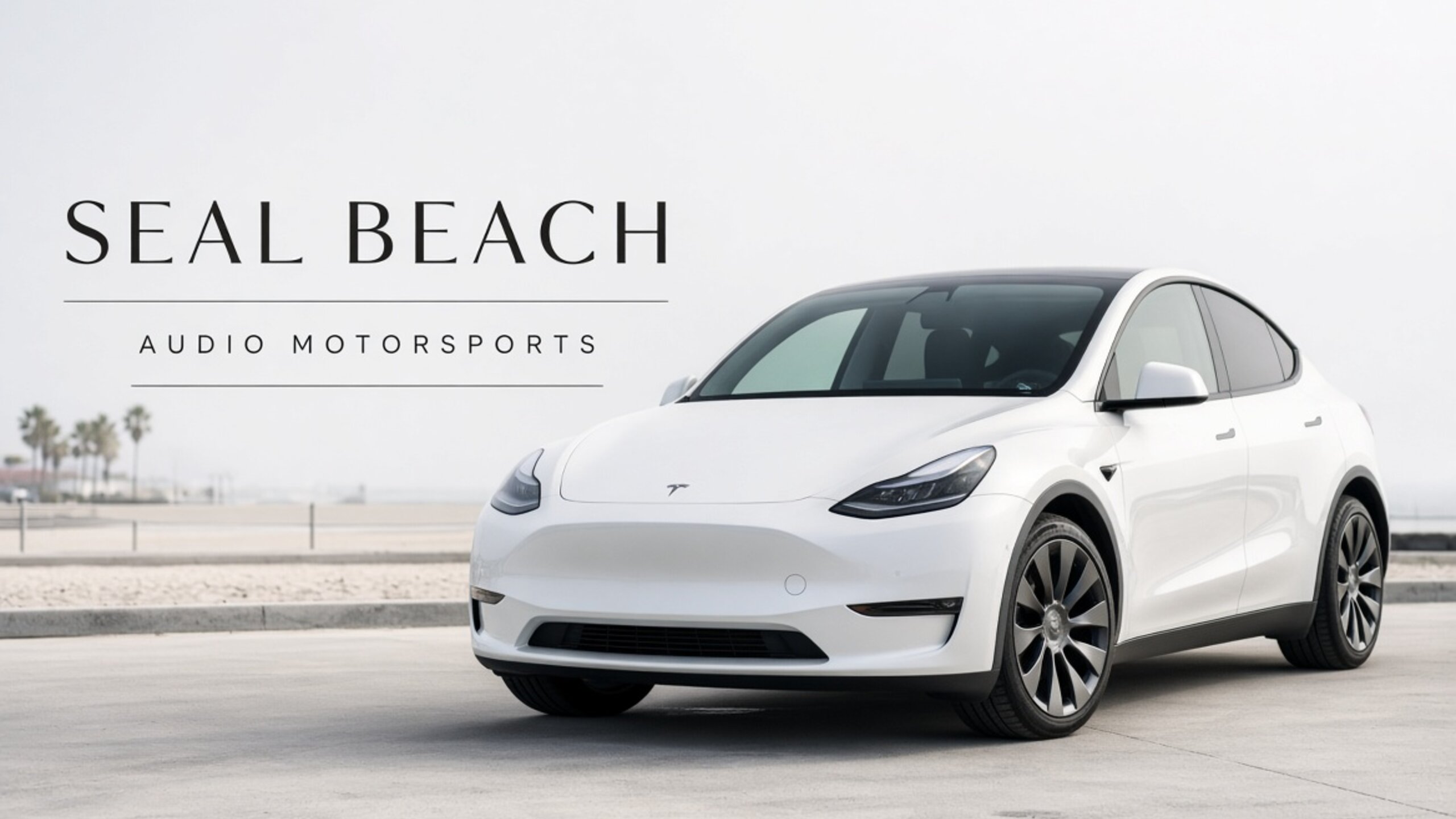 Tesla window tint for Seal Beach — Tesla Tint LA at Audio MotorSports on Avalon