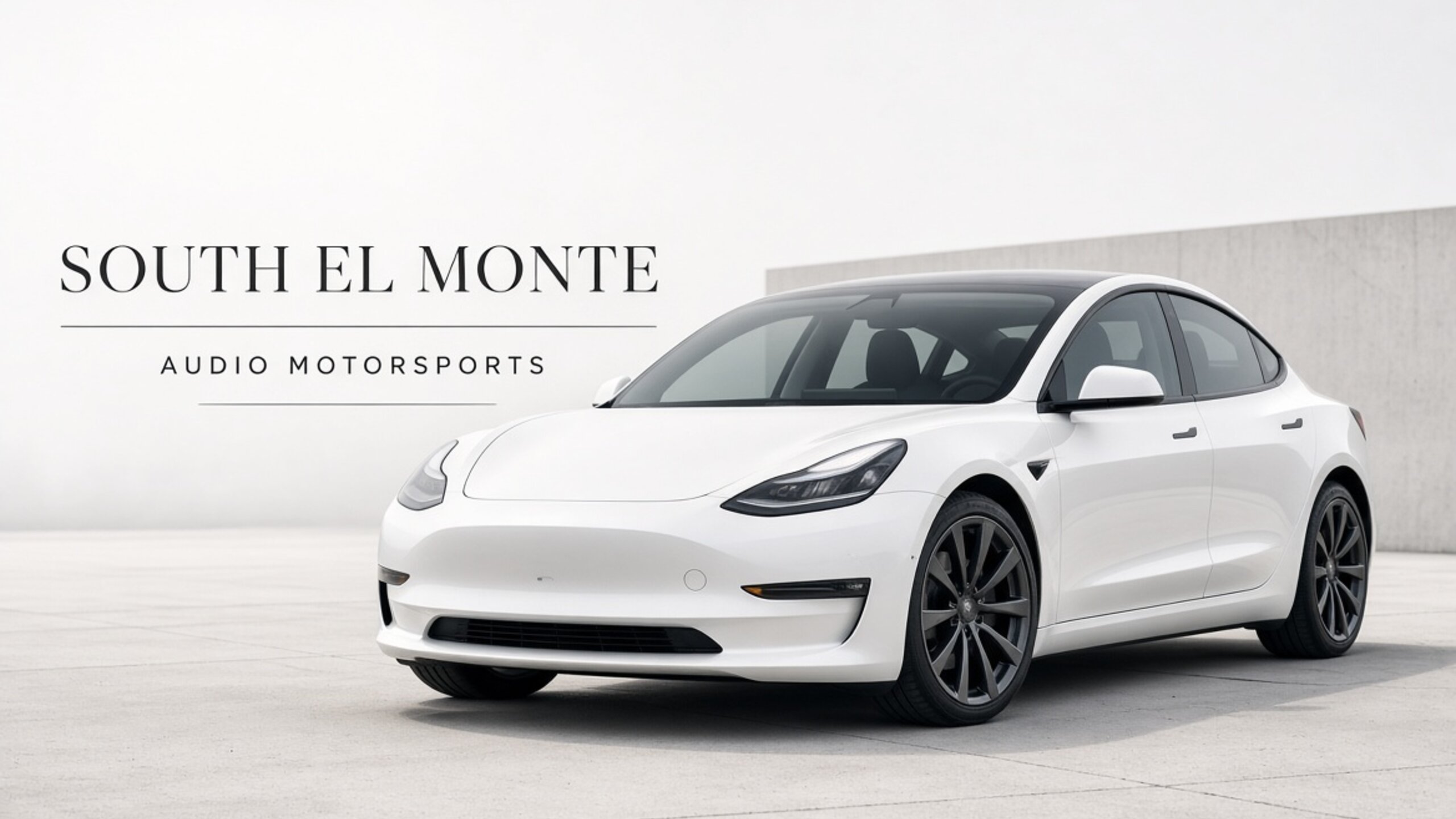 Tesla window tint for South El Monte — Tesla Tint LA at Audio MotorSports on Avalon