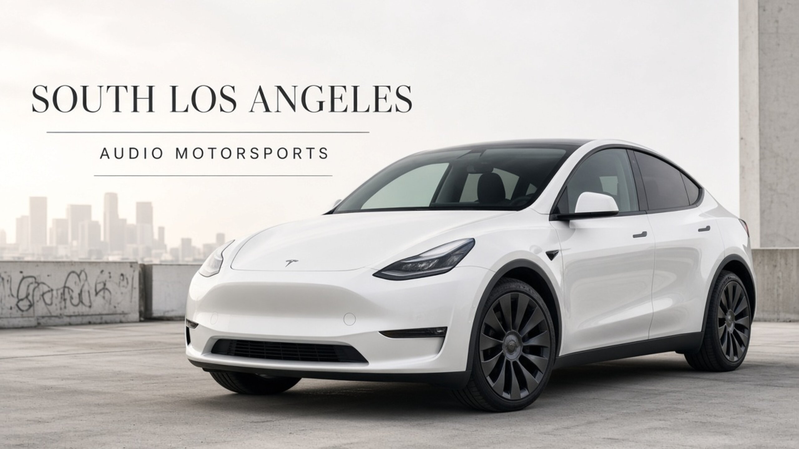 Tesla window tint for South Los Angeles — Tesla Tint LA at Audio MotorSports on Avalon