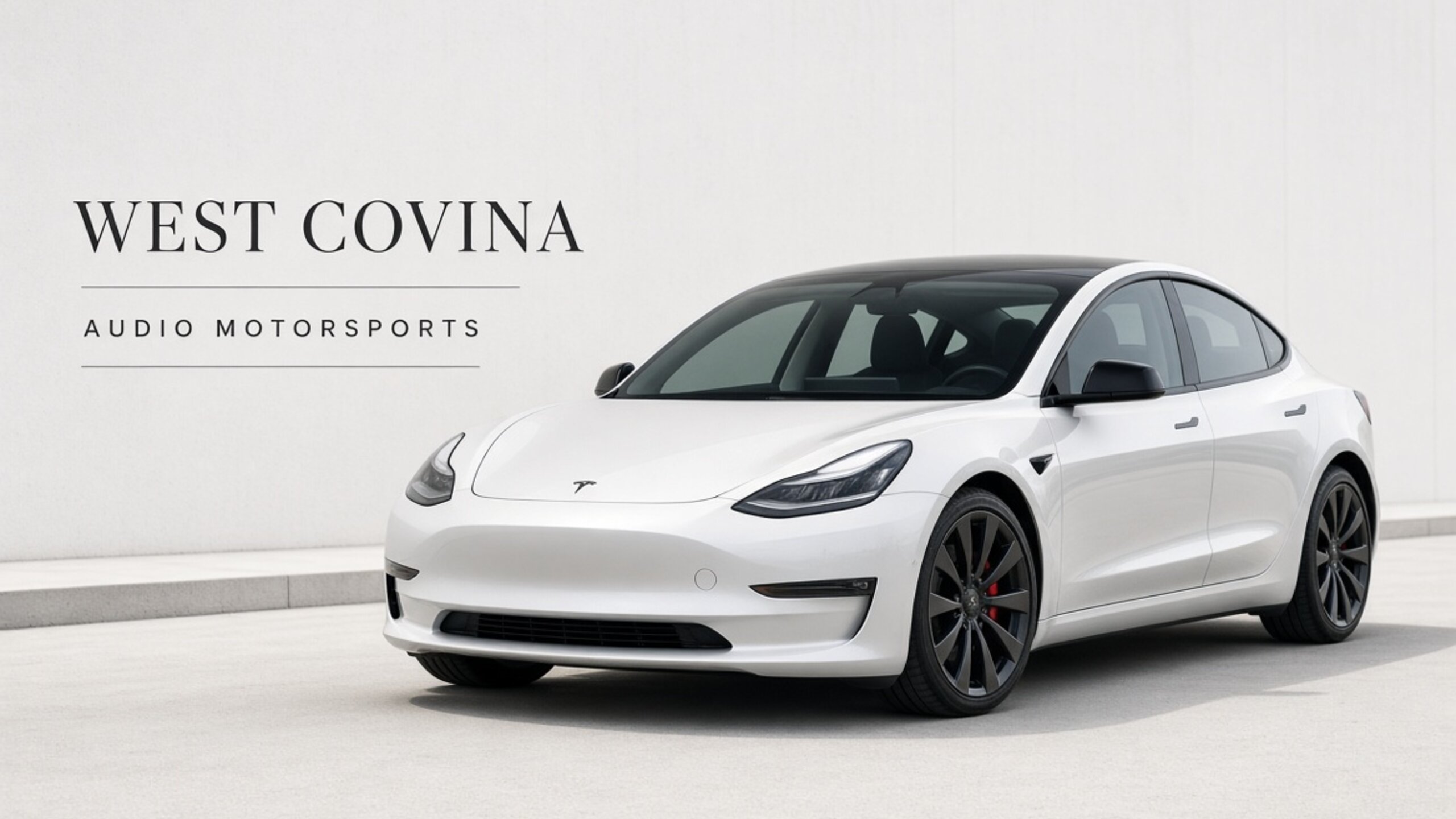Tesla window tint for West Covina — Tesla Tint LA at Audio MotorSports on Avalon