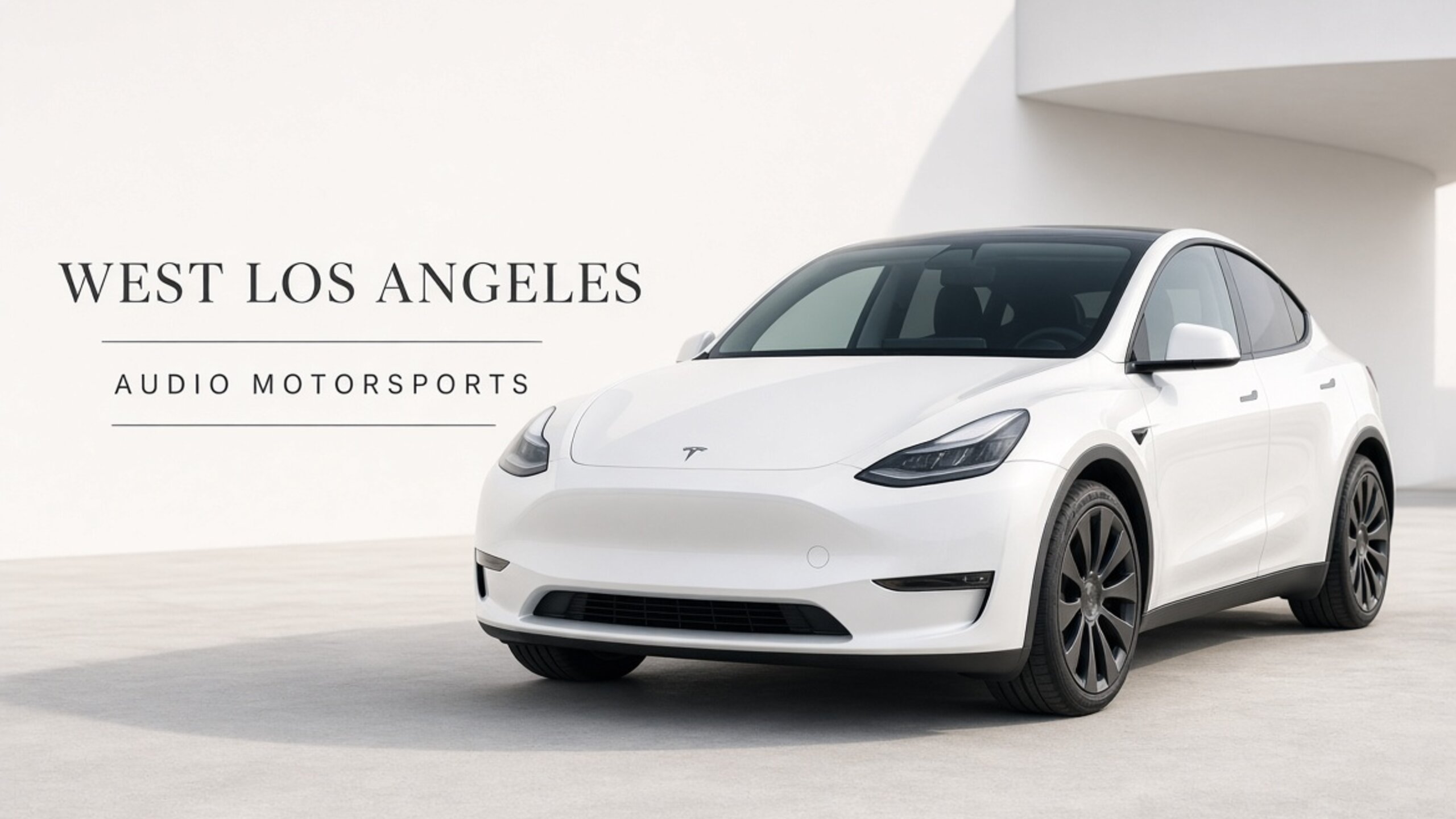 Tesla window tint for West Los Angeles — Tesla Tint LA at Audio MotorSports on Avalon