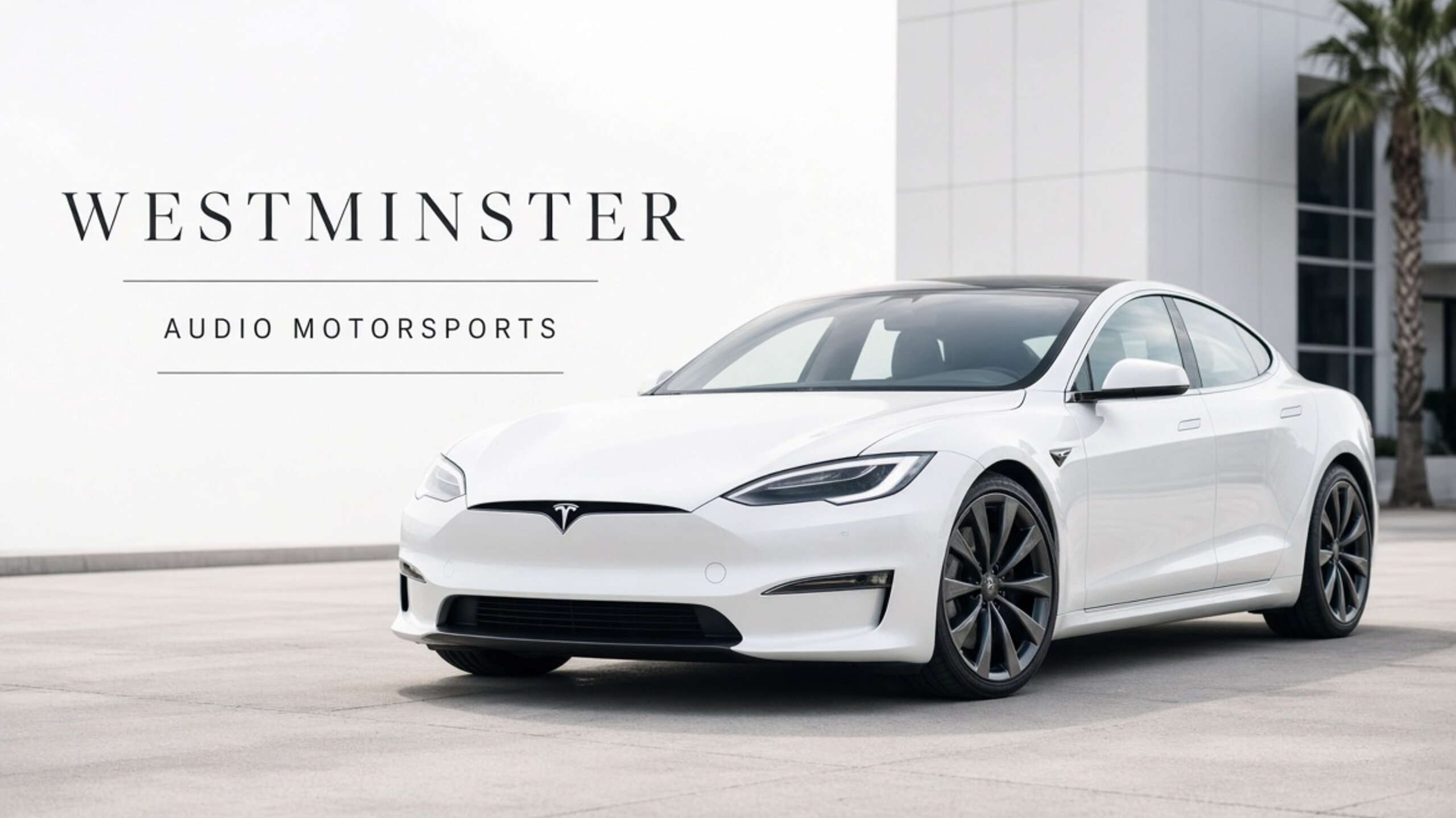Tesla window tint for Westminster — Tesla Tint LA at Audio MotorSports on Avalon
