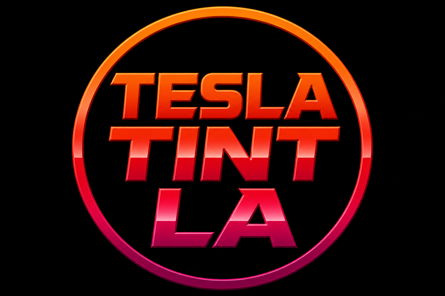 Logo de Tesla Tint LA
